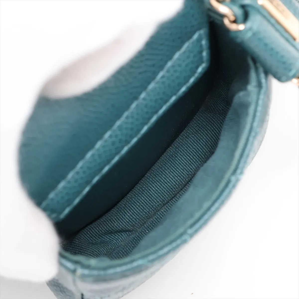 [Individually packaged] Chanel Matelassé Caviar Skin Chain Backpack, Green with Gold Hardware, K375E0C3, Random Plate — view 10