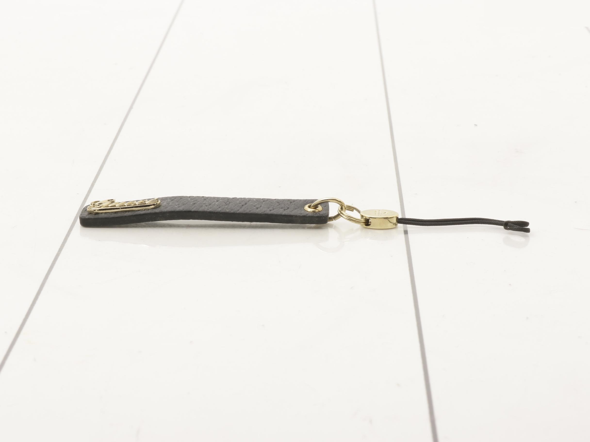 Logo Leather Strap — view 3