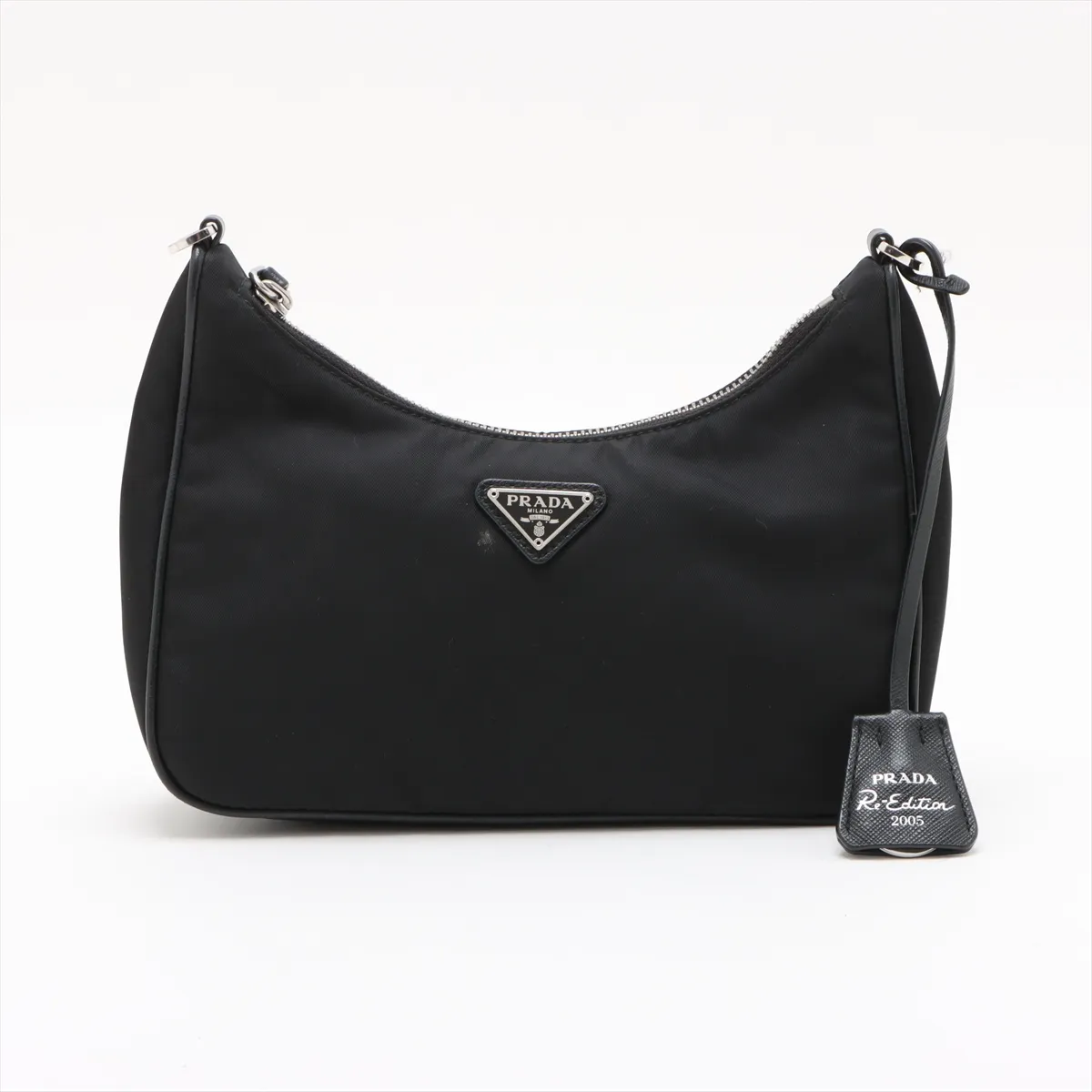 Tessuto Nylon x Leather 2WAY Shoulder Bag Black — view 2