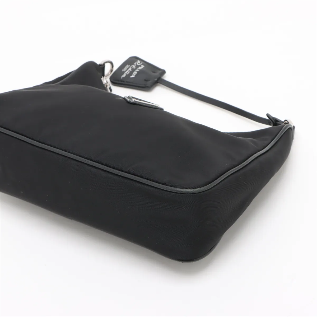 Tessuto Nylon x Leather 2WAY Shoulder Bag Black — view 4