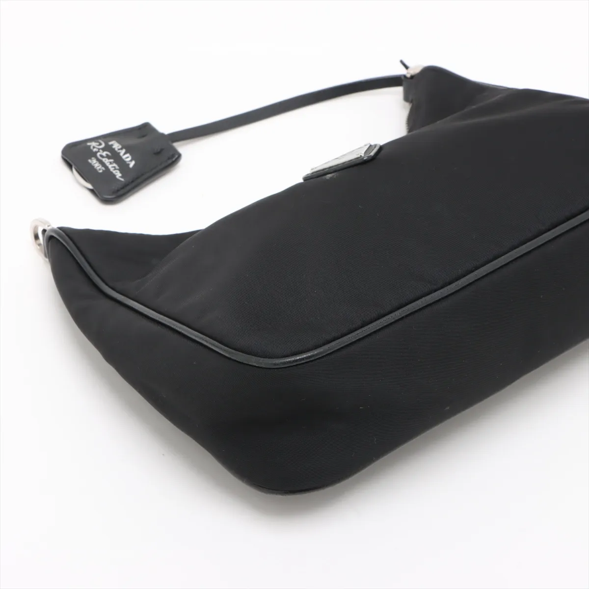 Tessuto Nylon x Leather 2WAY Shoulder Bag Black — view 5
