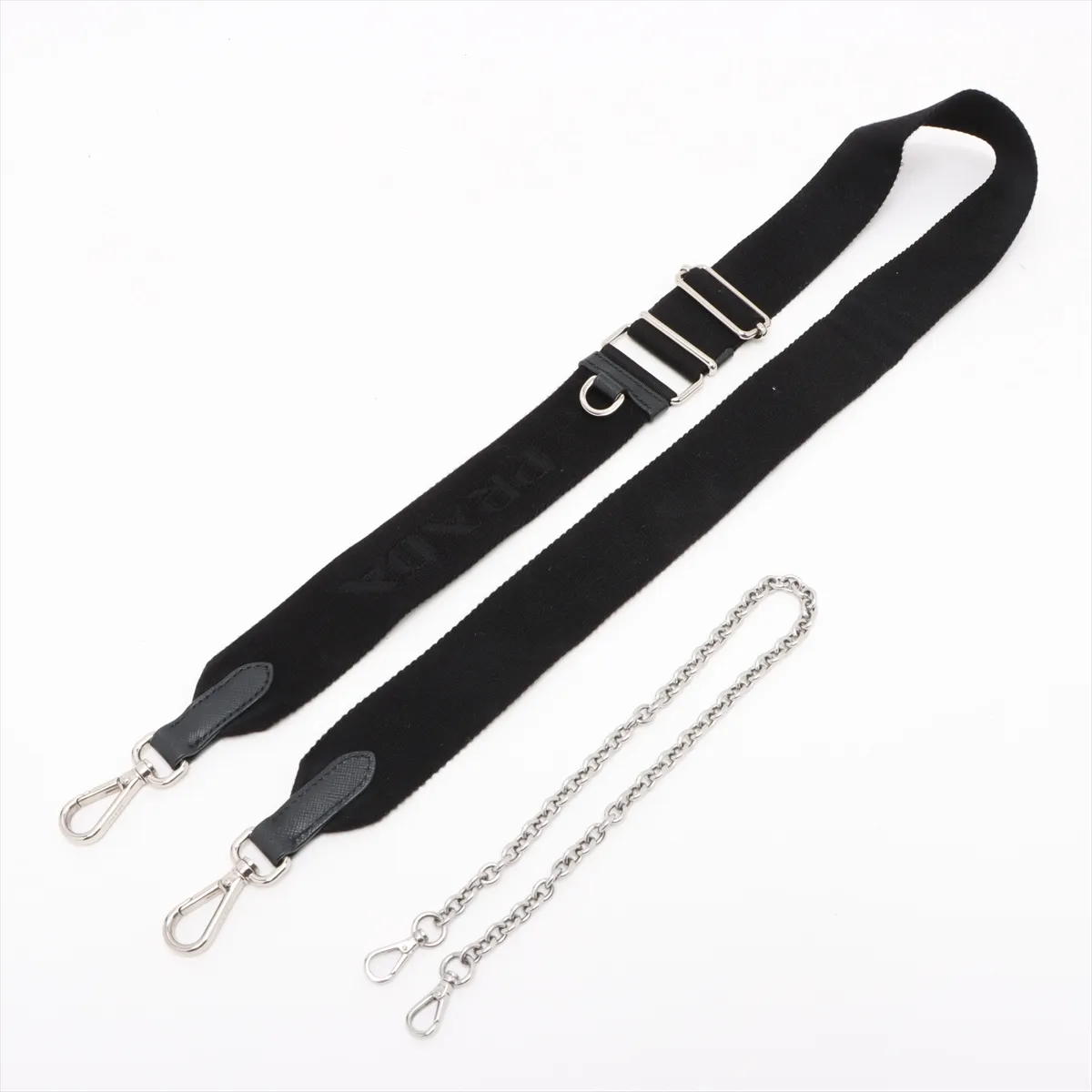 Tessuto Nylon x Leather 2WAY Shoulder Bag Black — view 6