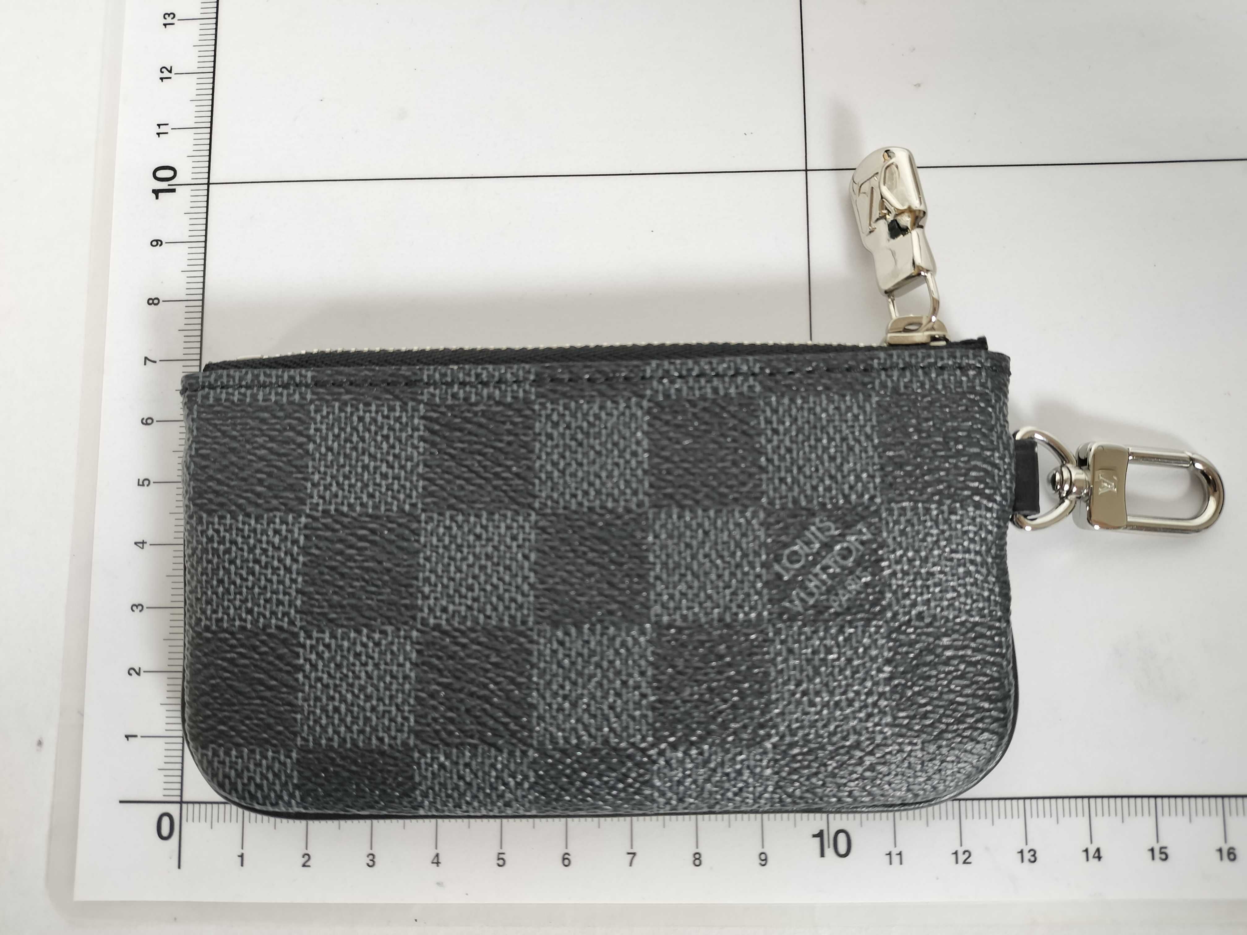 Damier Graphite Canvas Pochette Cle Coin Case — view 2