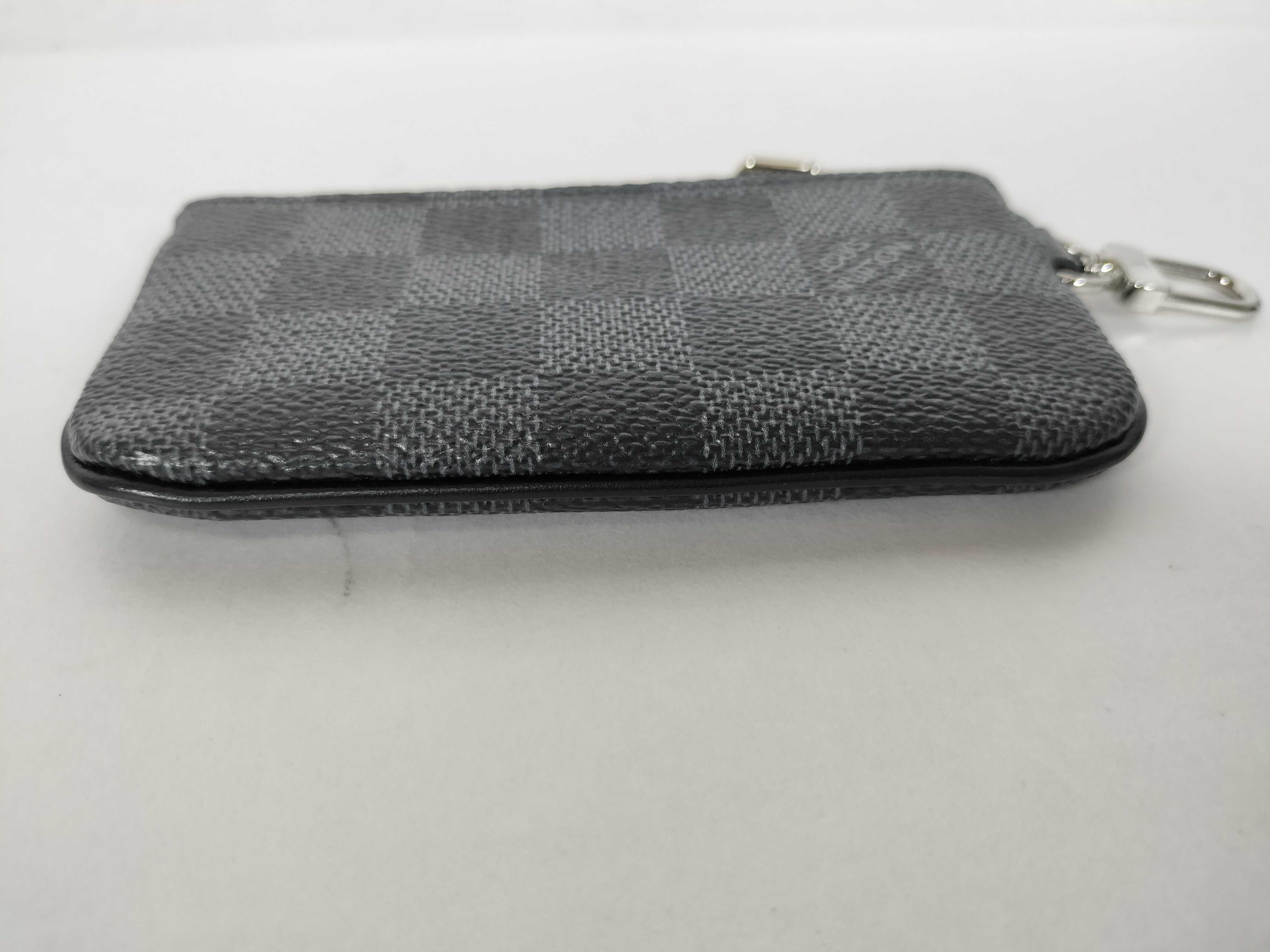 Damier Graphite Canvas Pochette Cle Coin Case — view 4