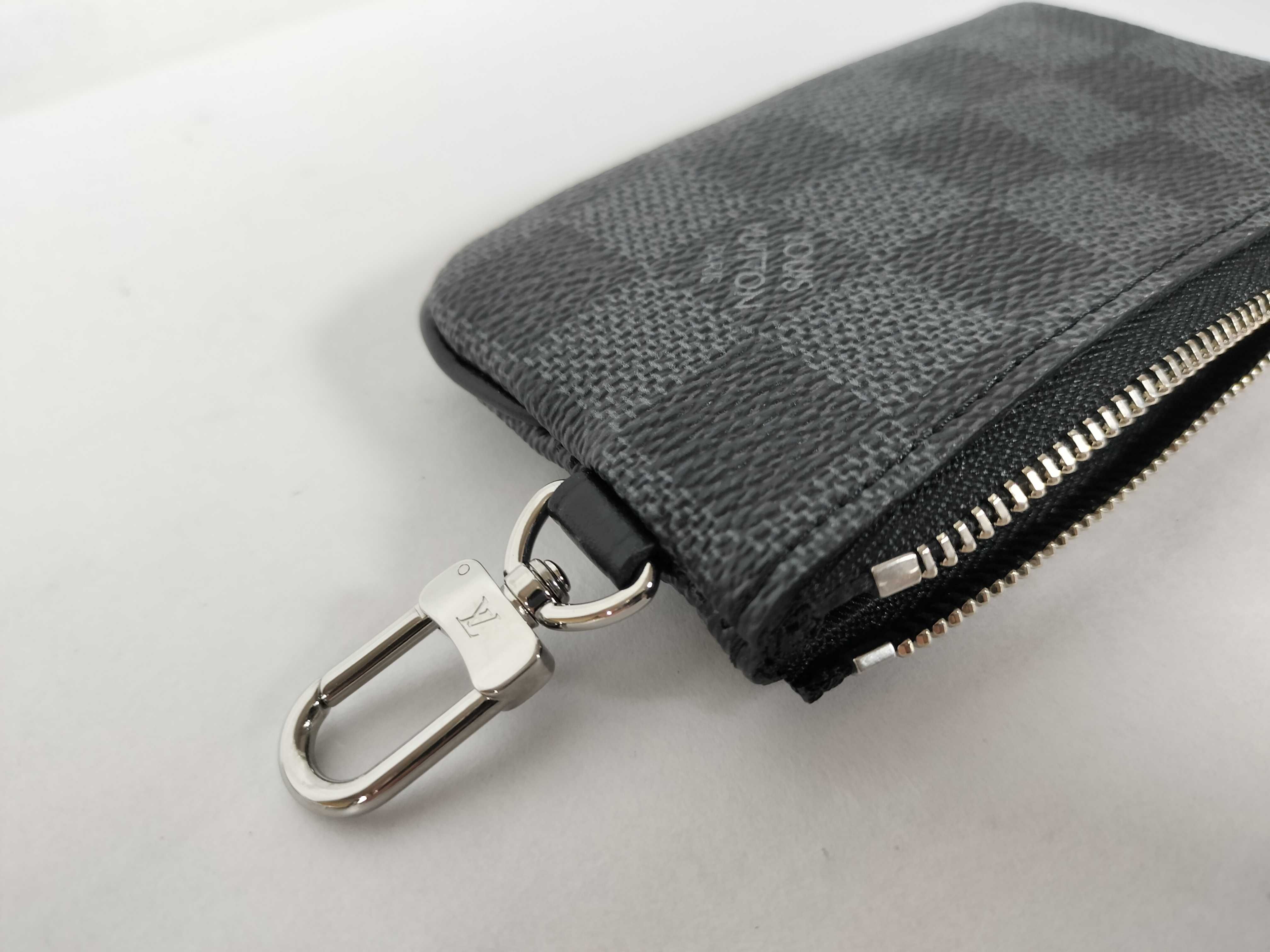 Damier Graphite Canvas Pochette Cle Coin Case — view 8