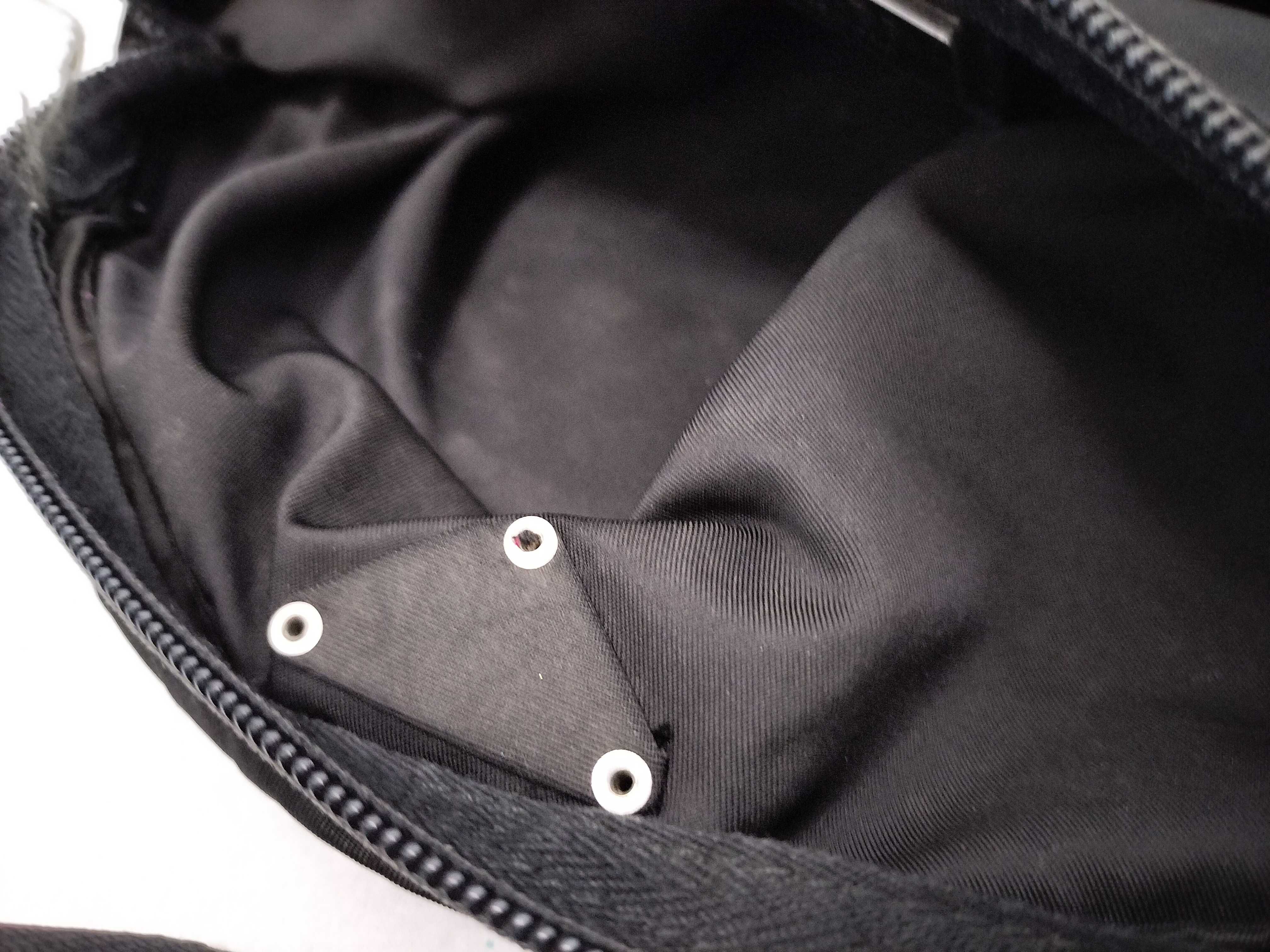 Nylon Shoulder Bag, Black Nylon Shoulder Bag — view 13