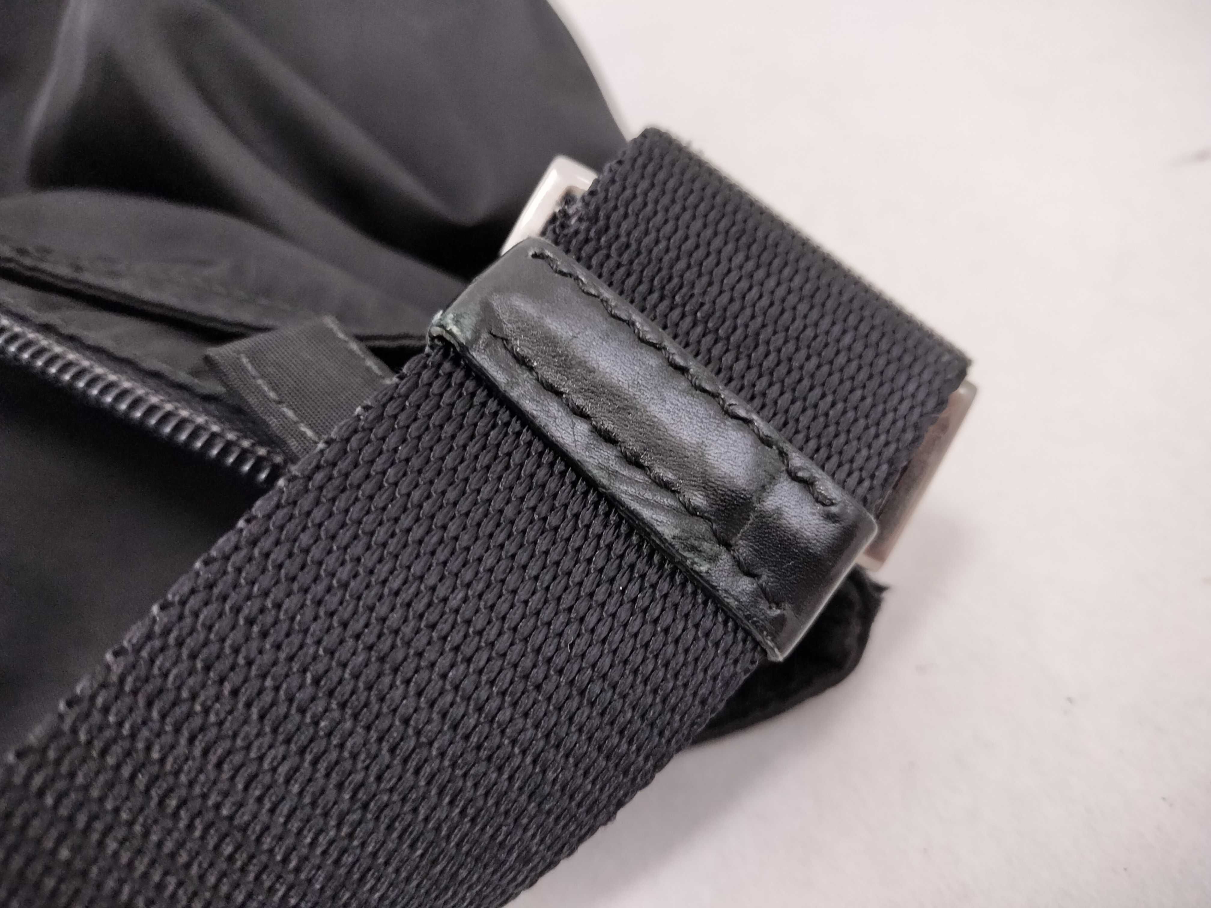 Nylon Shoulder Bag, Black Nylon Shoulder Bag — view 14