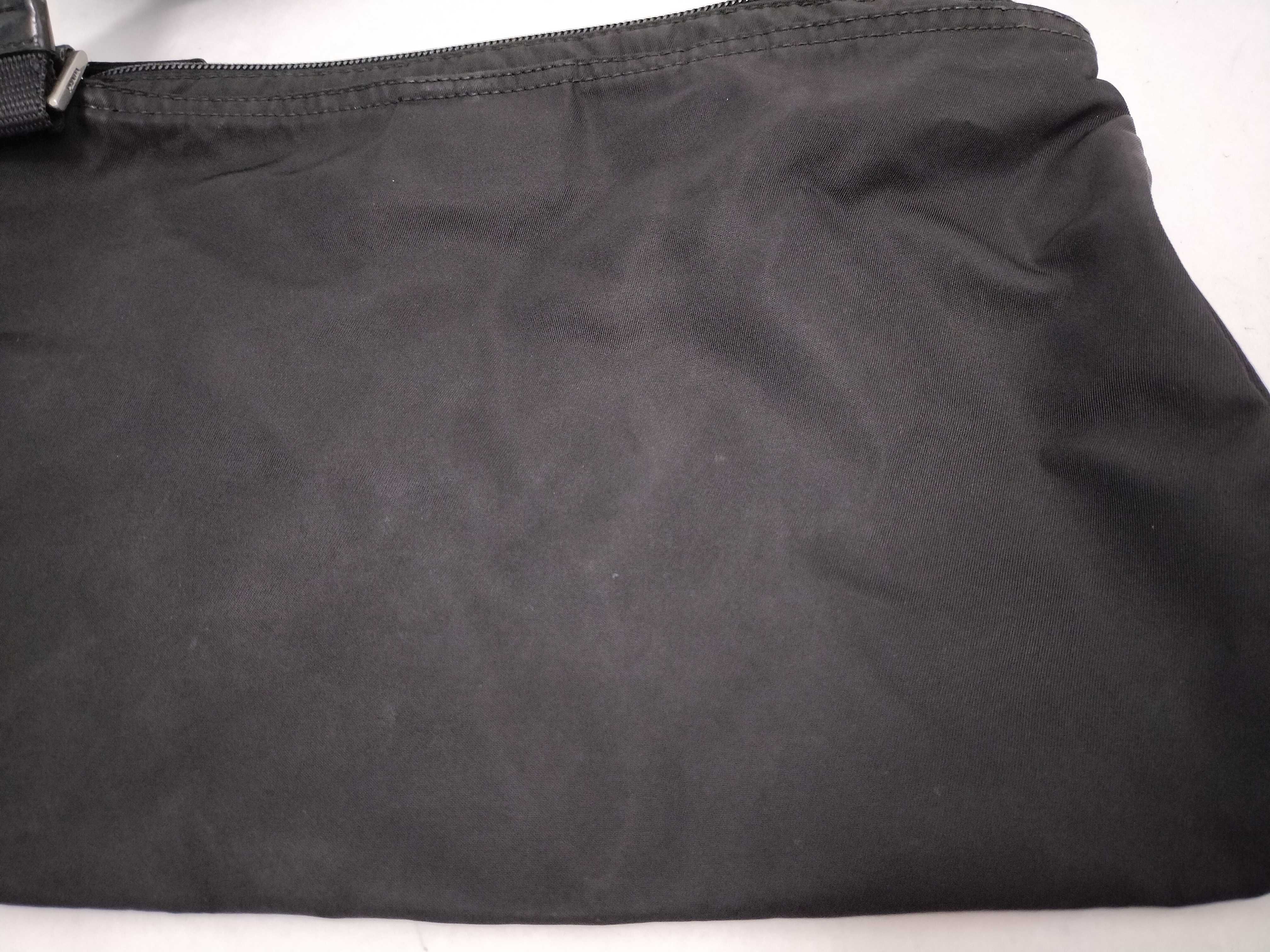 Nylon Shoulder Bag, Black Nylon Shoulder Bag — view 15