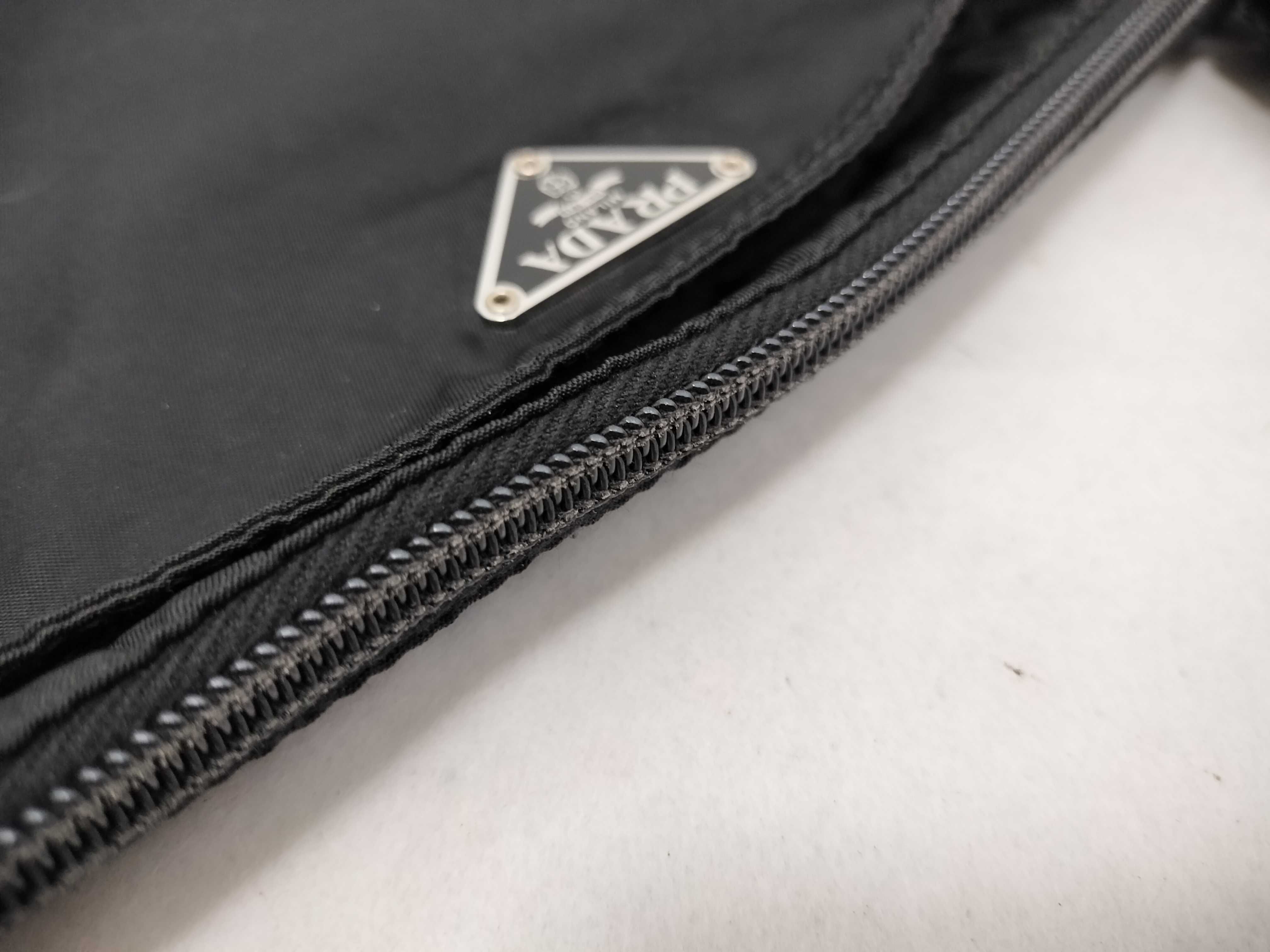 Nylon Shoulder Bag, Black Nylon Shoulder Bag — view 6