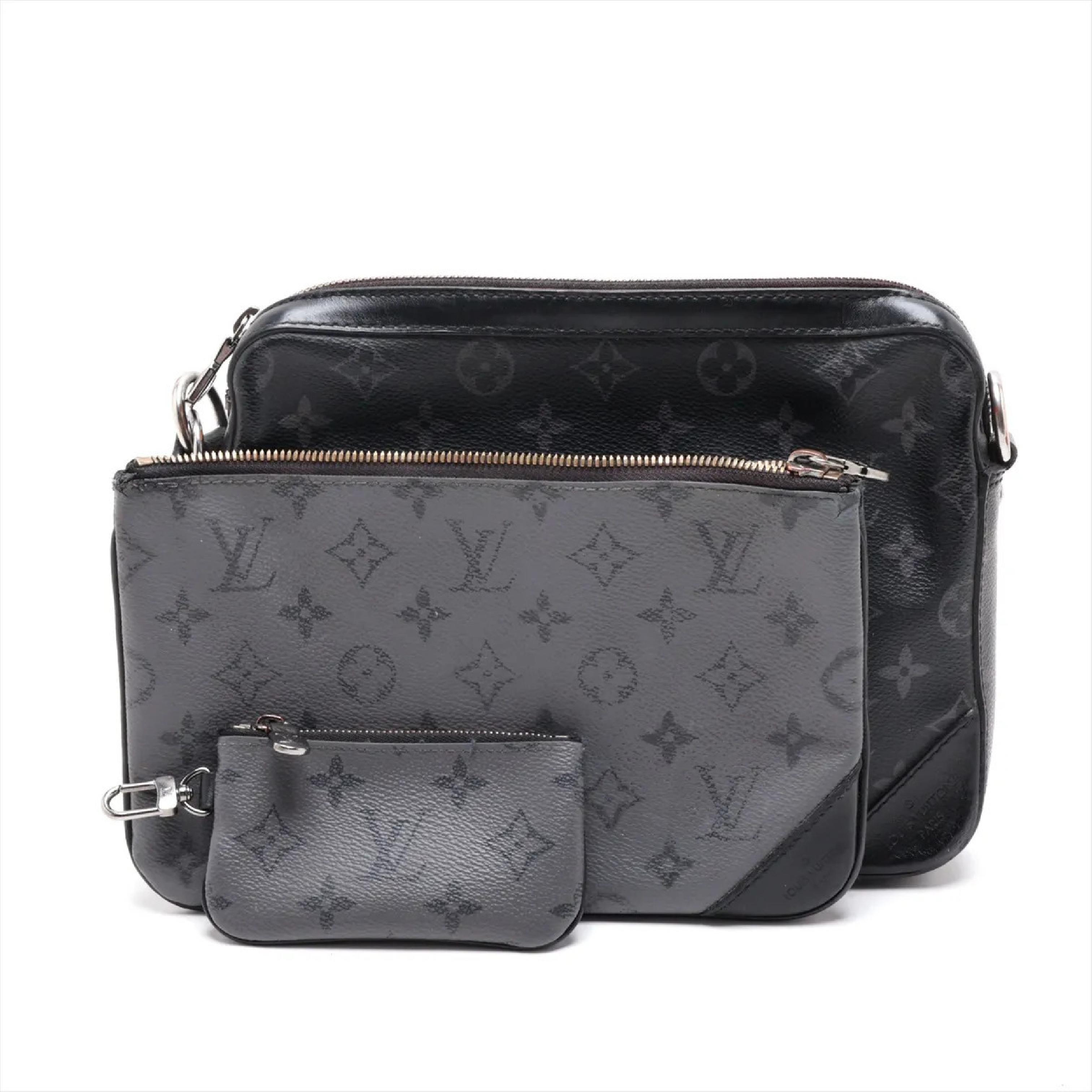 Monogram Eclipse Trio Messenger M69443 TJ4220 (RFID detected) Shoulder Bag — view 2