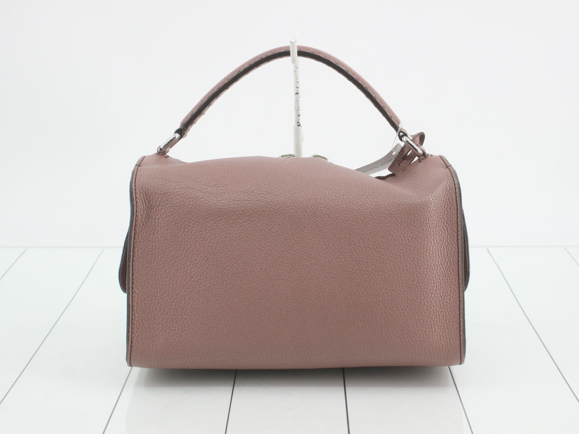 Selleria Lei handbag, leather, stitched, clochette. — view 2