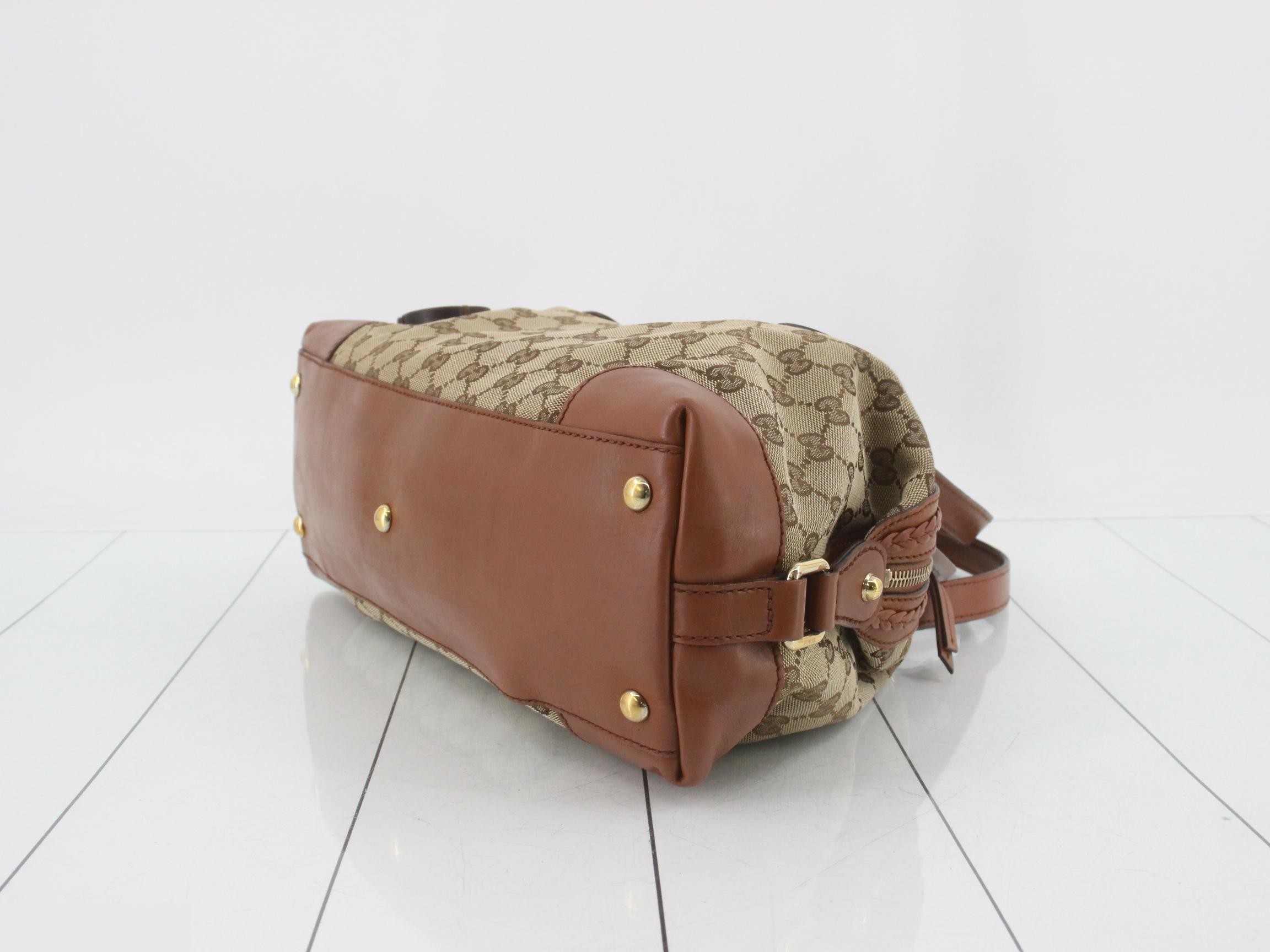 GG Canvas Interlocking Shoulder Bag — view 6