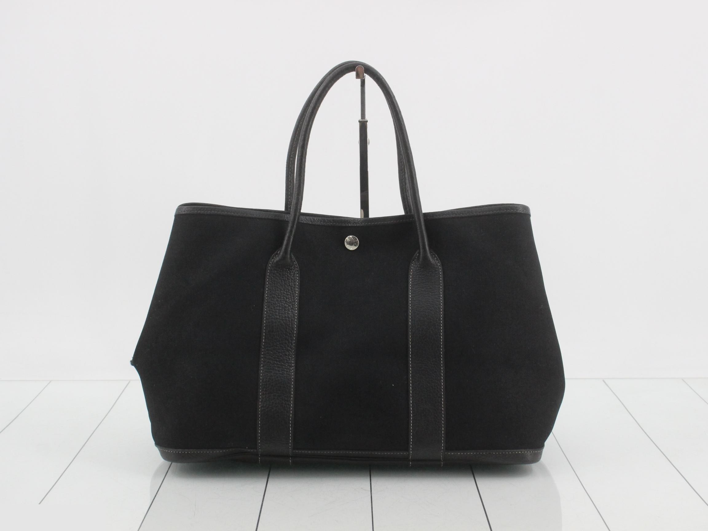 Garden Party PM Tote Bag, Toile H, Black, G — view 2