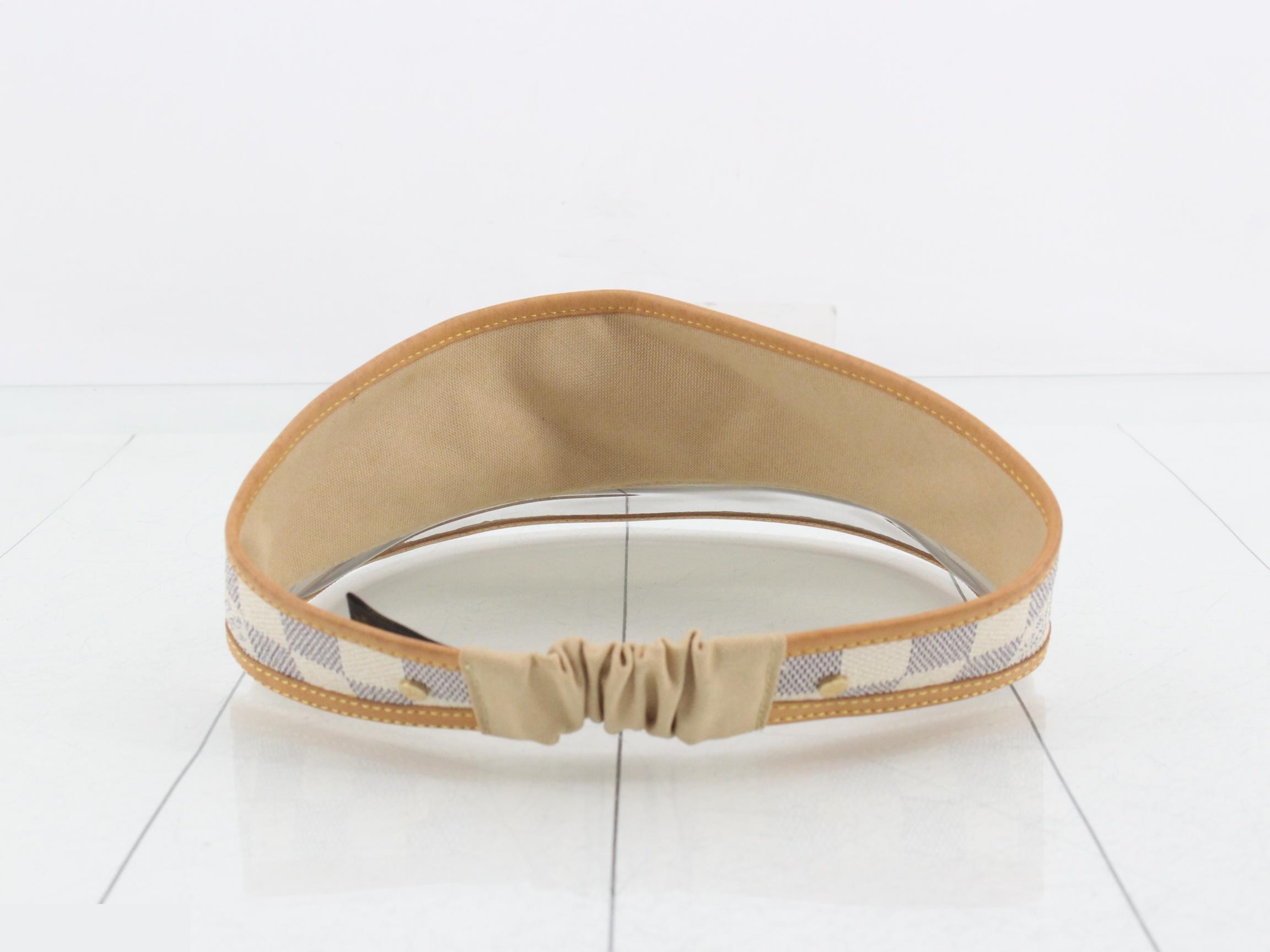 Damier Azur Sun Visor — view 2