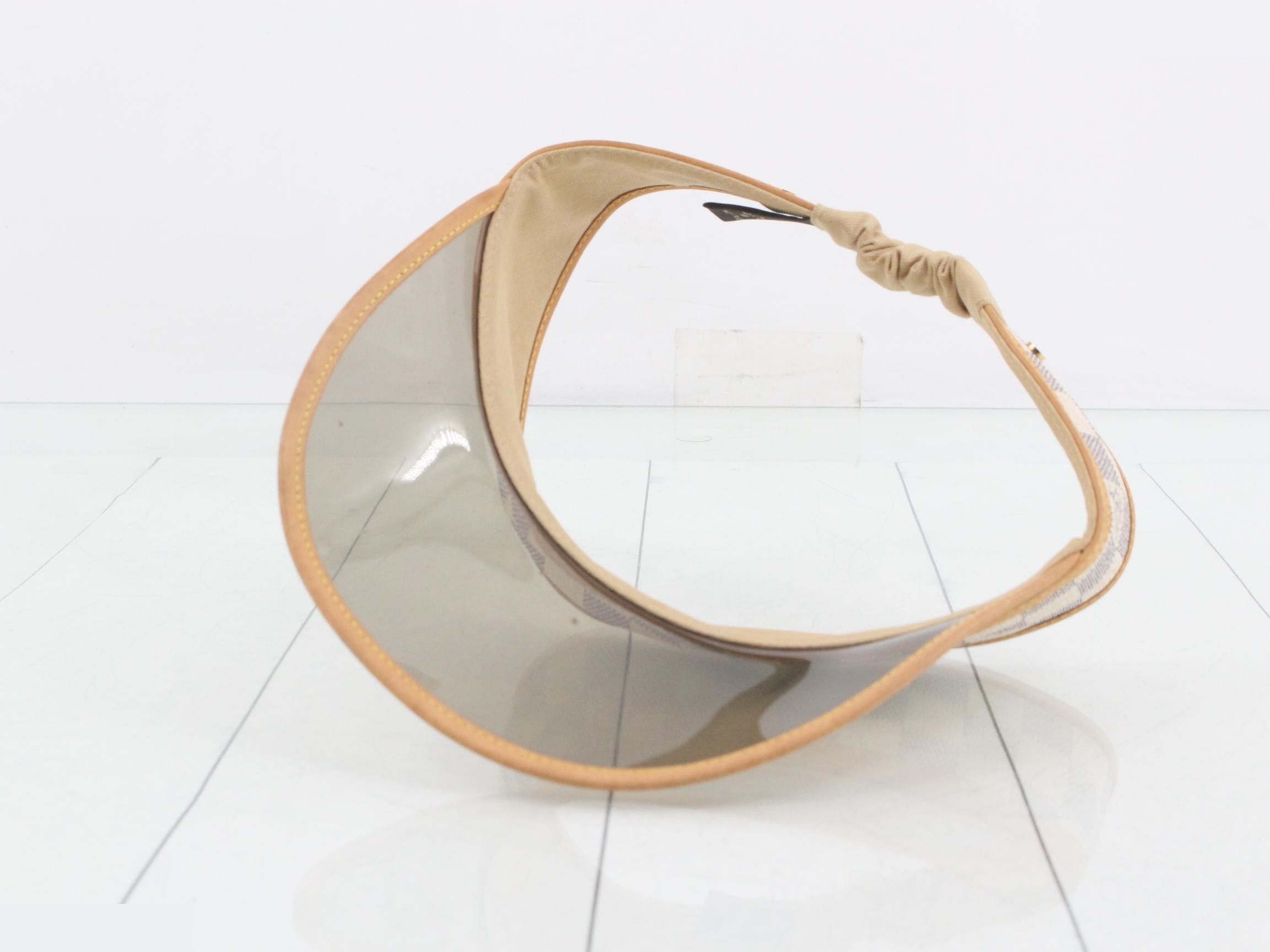 Damier Azur Sun Visor — view 3