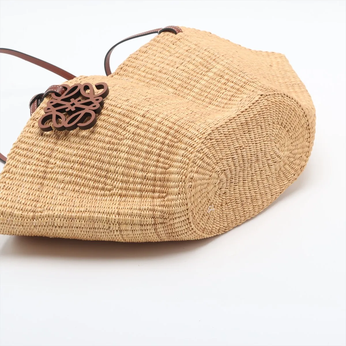 Small Shell Basket Raffia Basket Bag Beige — view 4