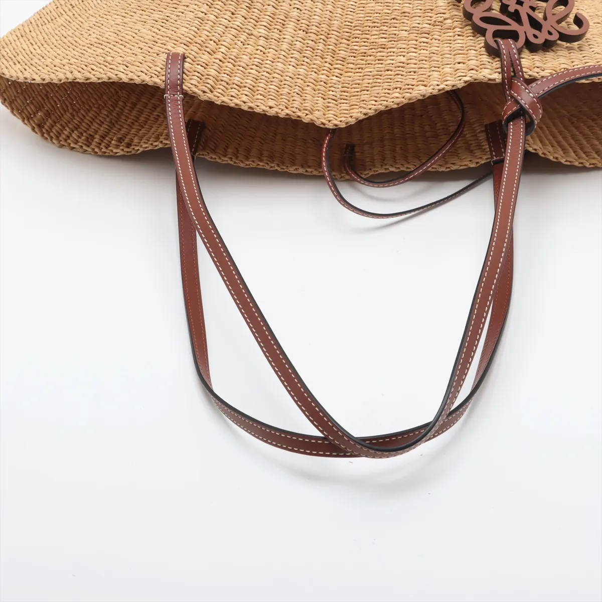 Small Shell Basket Raffia Basket Bag Beige — view 5
