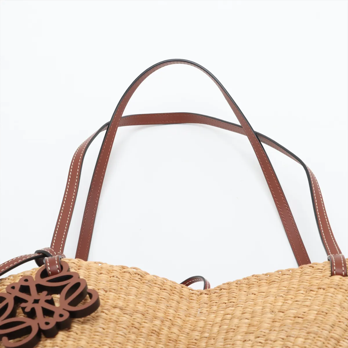 Small Shell Basket Raffia Basket Bag Beige — view 6