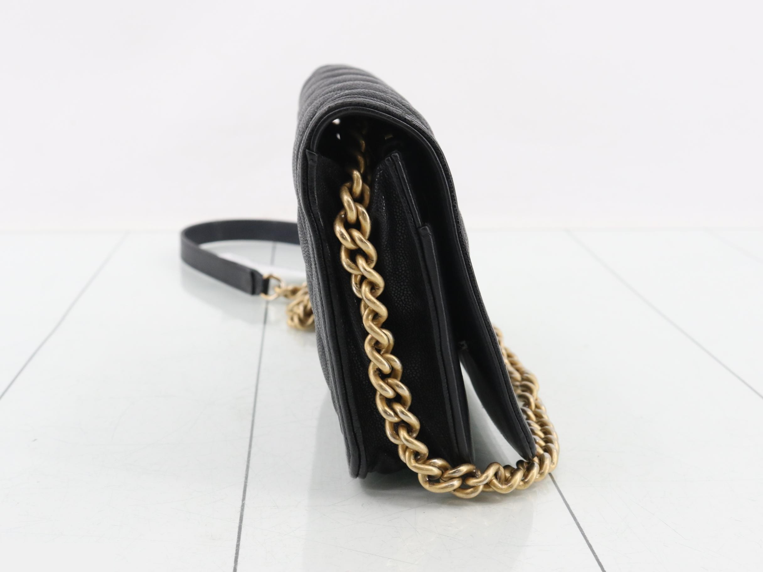 Caviar skin (bag) chain wallet — view 4