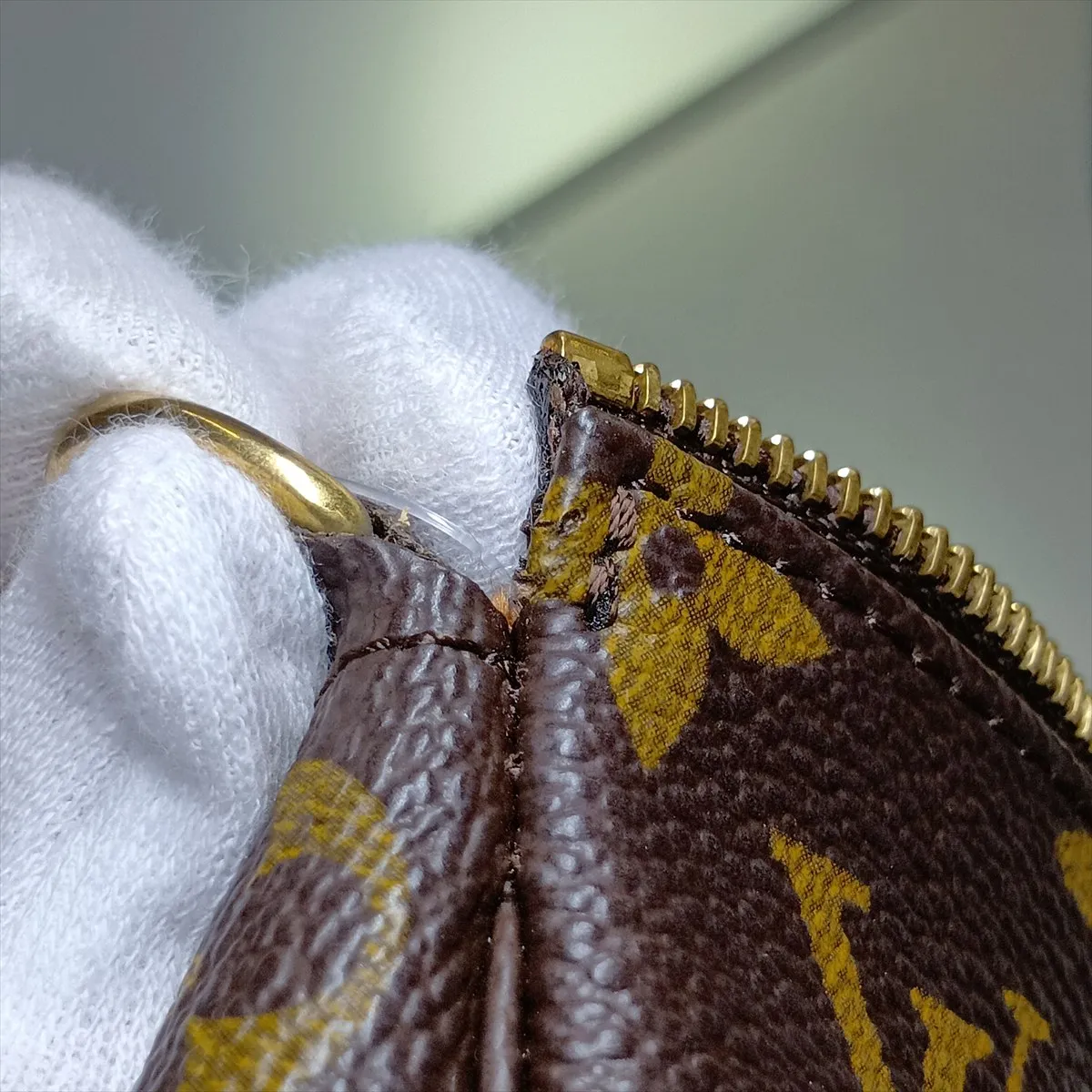Monogram Pochette Accessoires M51980 AR0021 Brown — view 12