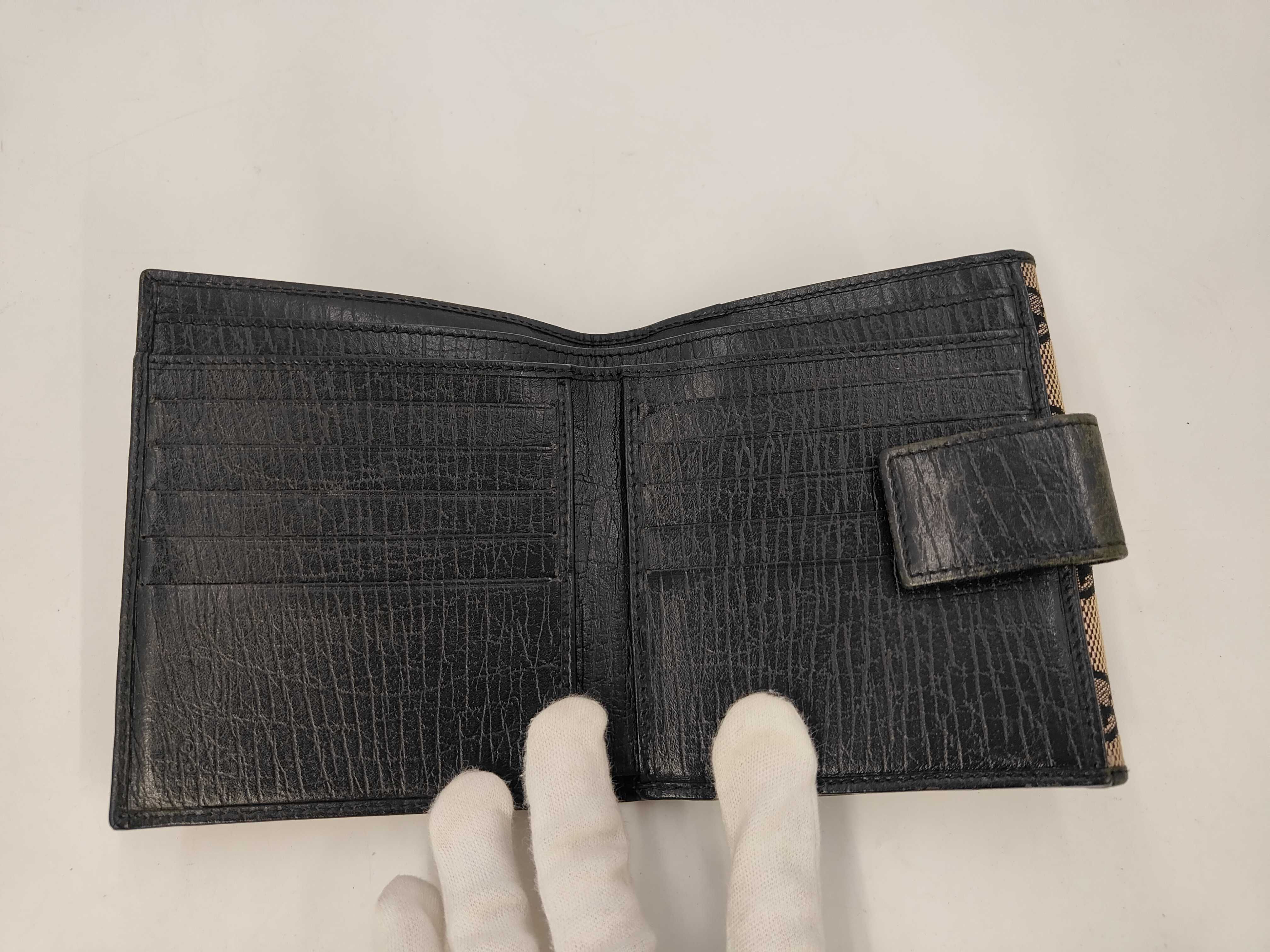 GG Canvas Bamboo Bi-fold Wallet, Black, 112521 — view 5