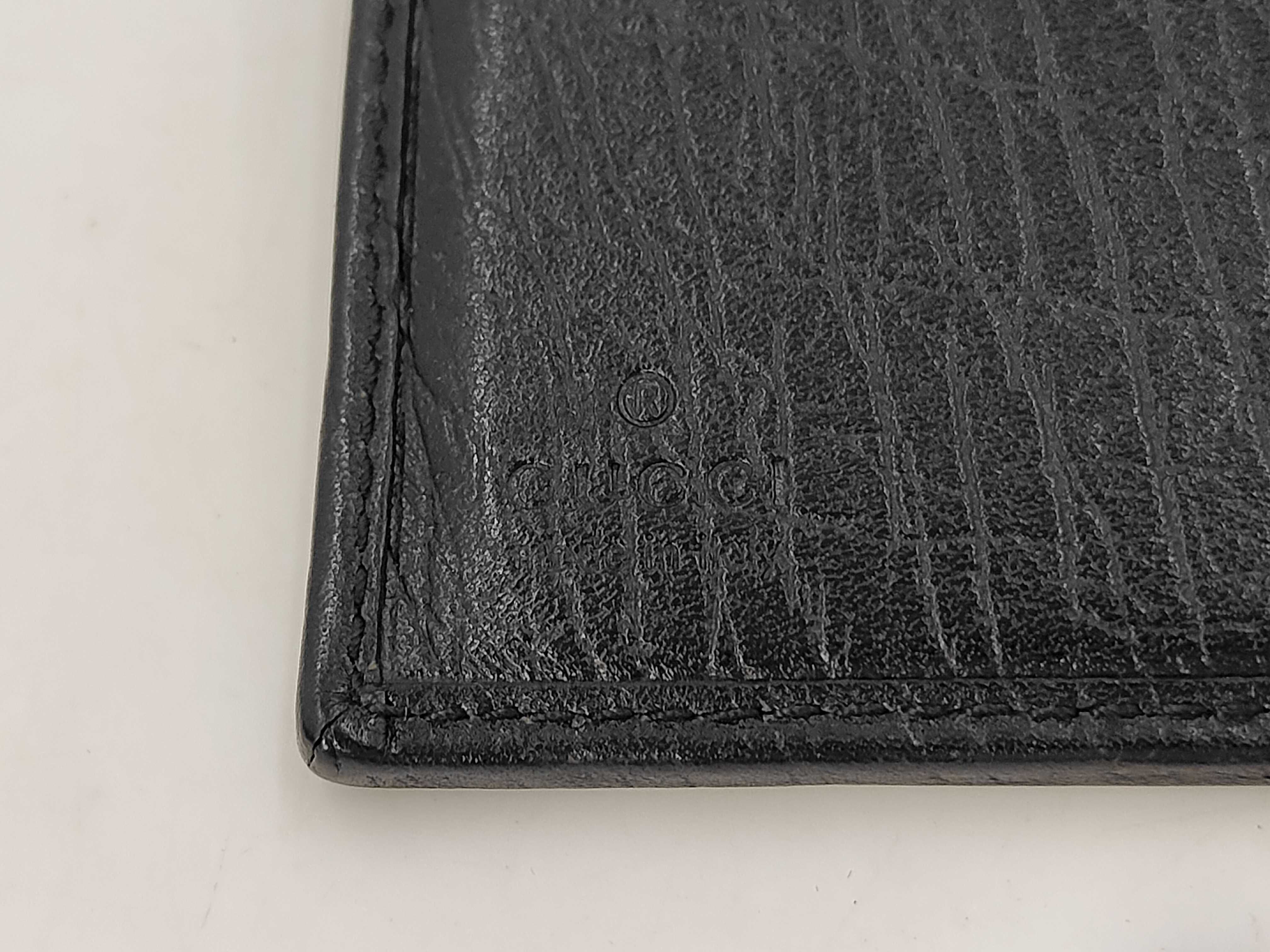 GG Canvas Bamboo Bi-fold Wallet, Black, 112521 — view 6