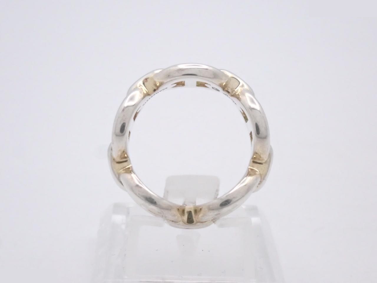 Chaine d'Ancre Enchainée Ring, Ag925/5.2g, Stamped 49 — view 3