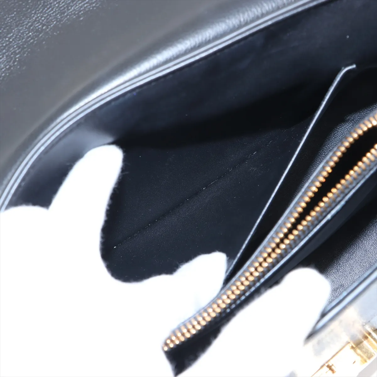 Medium Nino Leather 2WAY Handbag Black — view 11