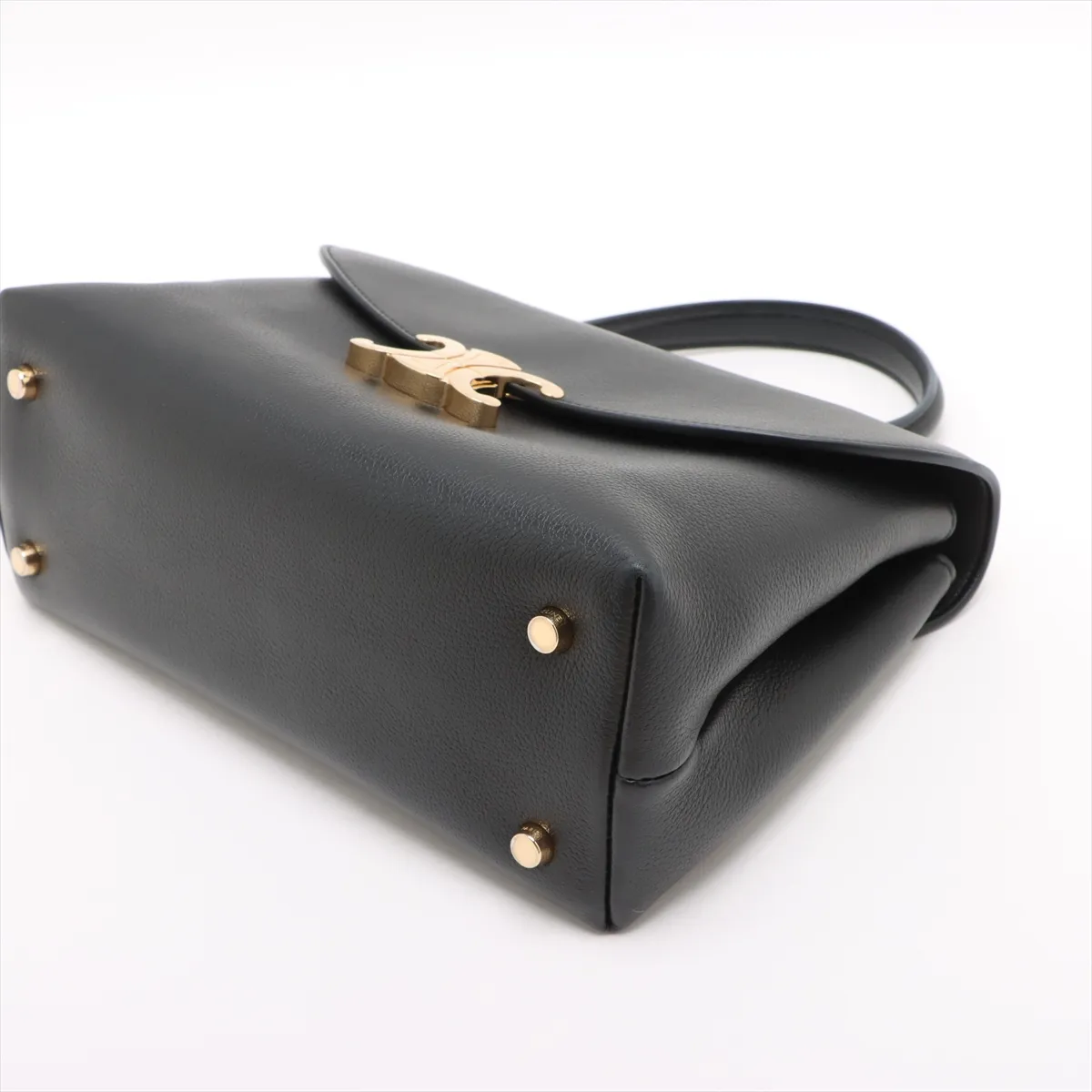 Medium Nino Leather 2WAY Handbag Black — view 3