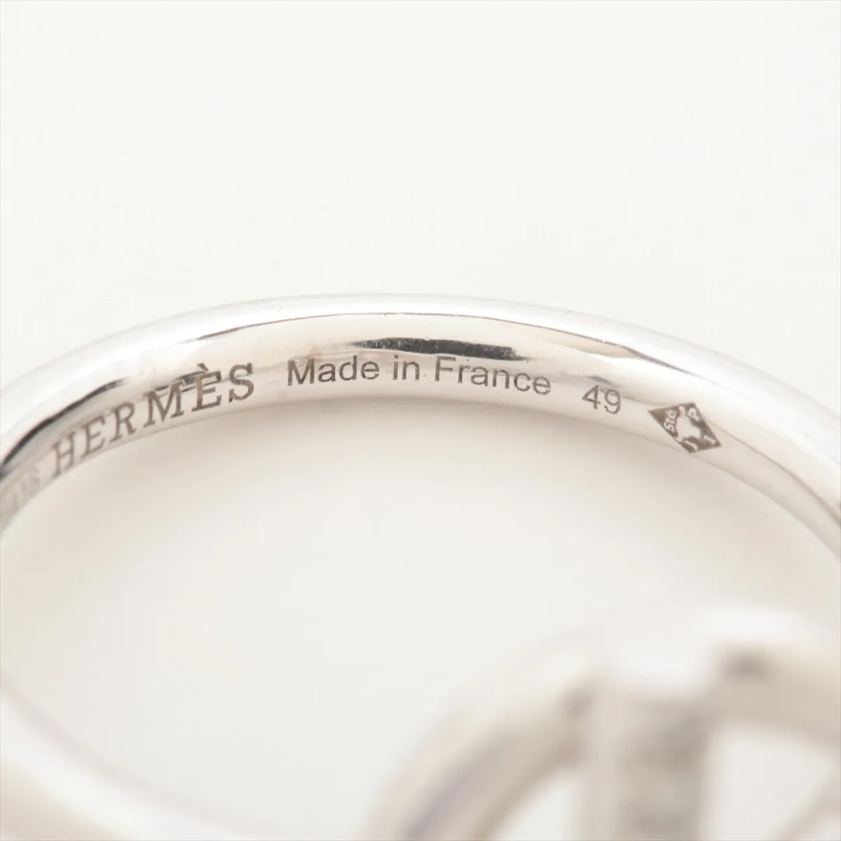 Echappé Diamond Ring, 750 (WG), 4.6g, Size 49, 20W076416 — view 4