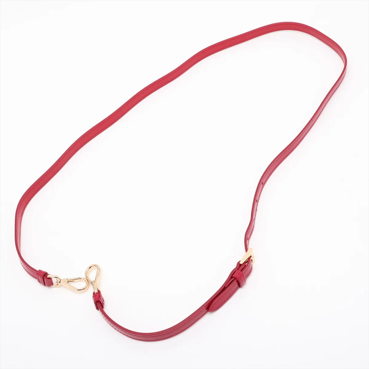 Patent Leather 2-Way Handbag, Red — view 7