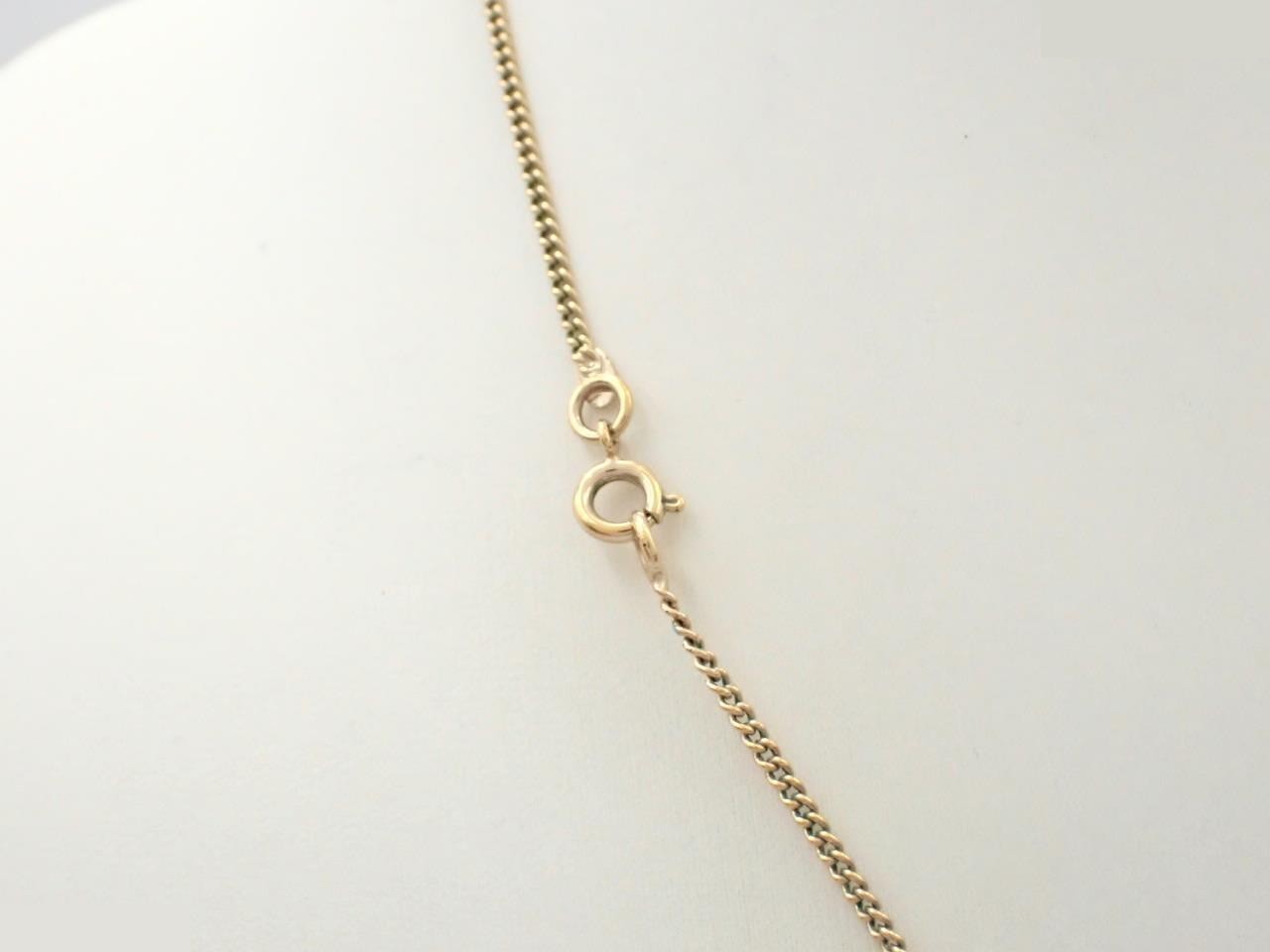 Cocomark Colored Stone Lip Necklace Chain Approx. 43cm — view 2
