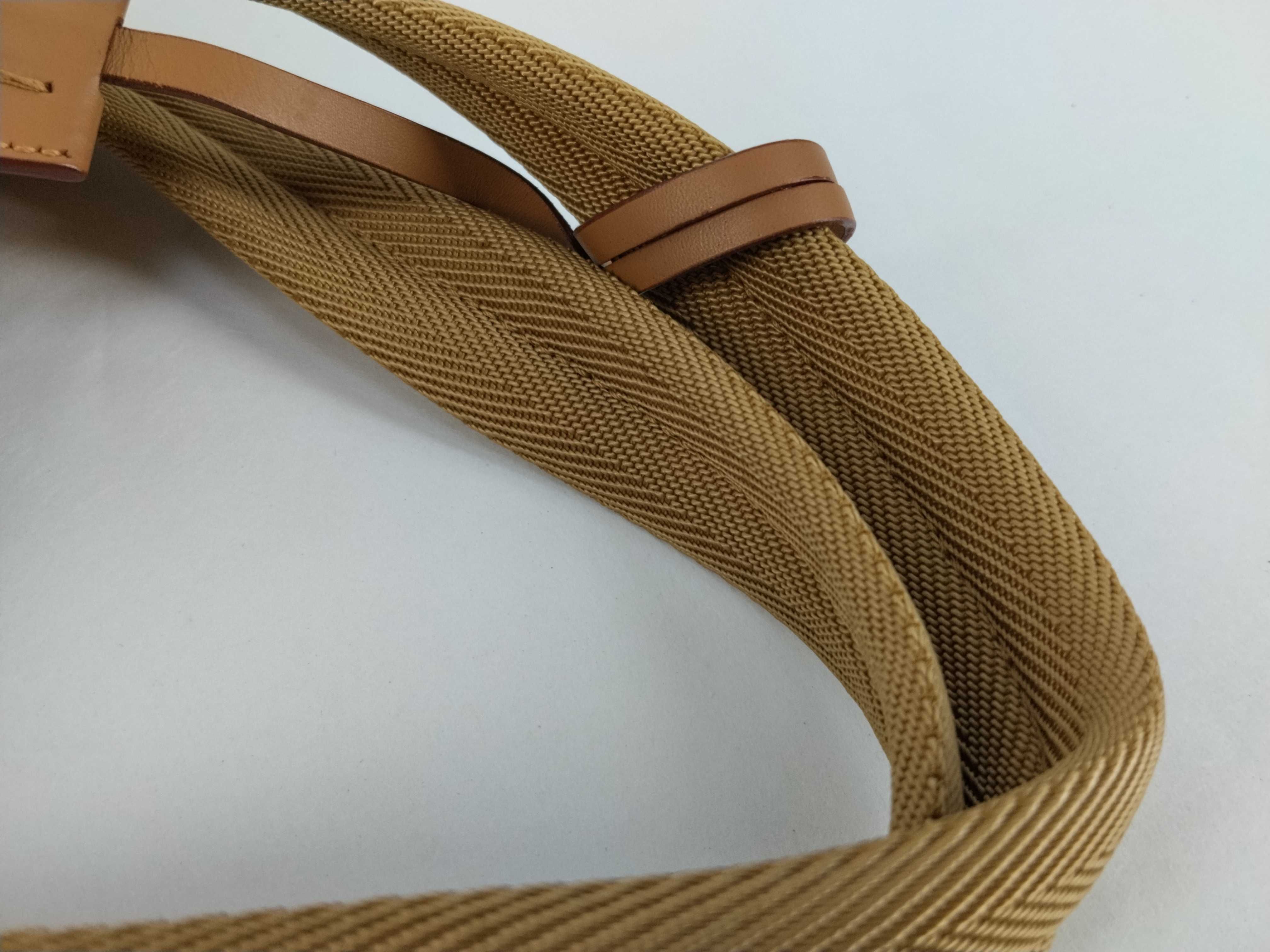 Nylon Prada Handbag Yellow Beige Handbag — view 4