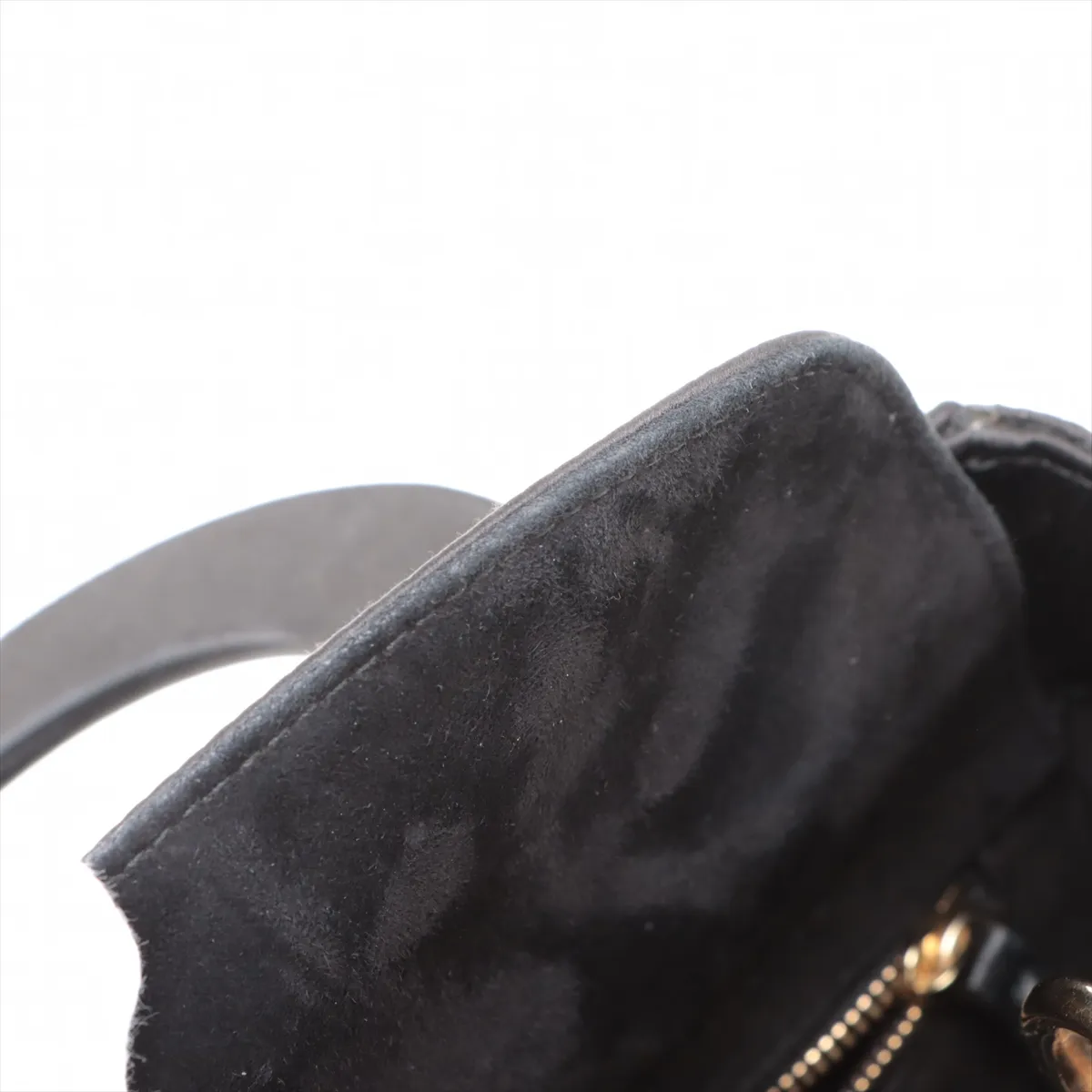 Cannage Lady Dior Mini Satin Handbag Black — view 13