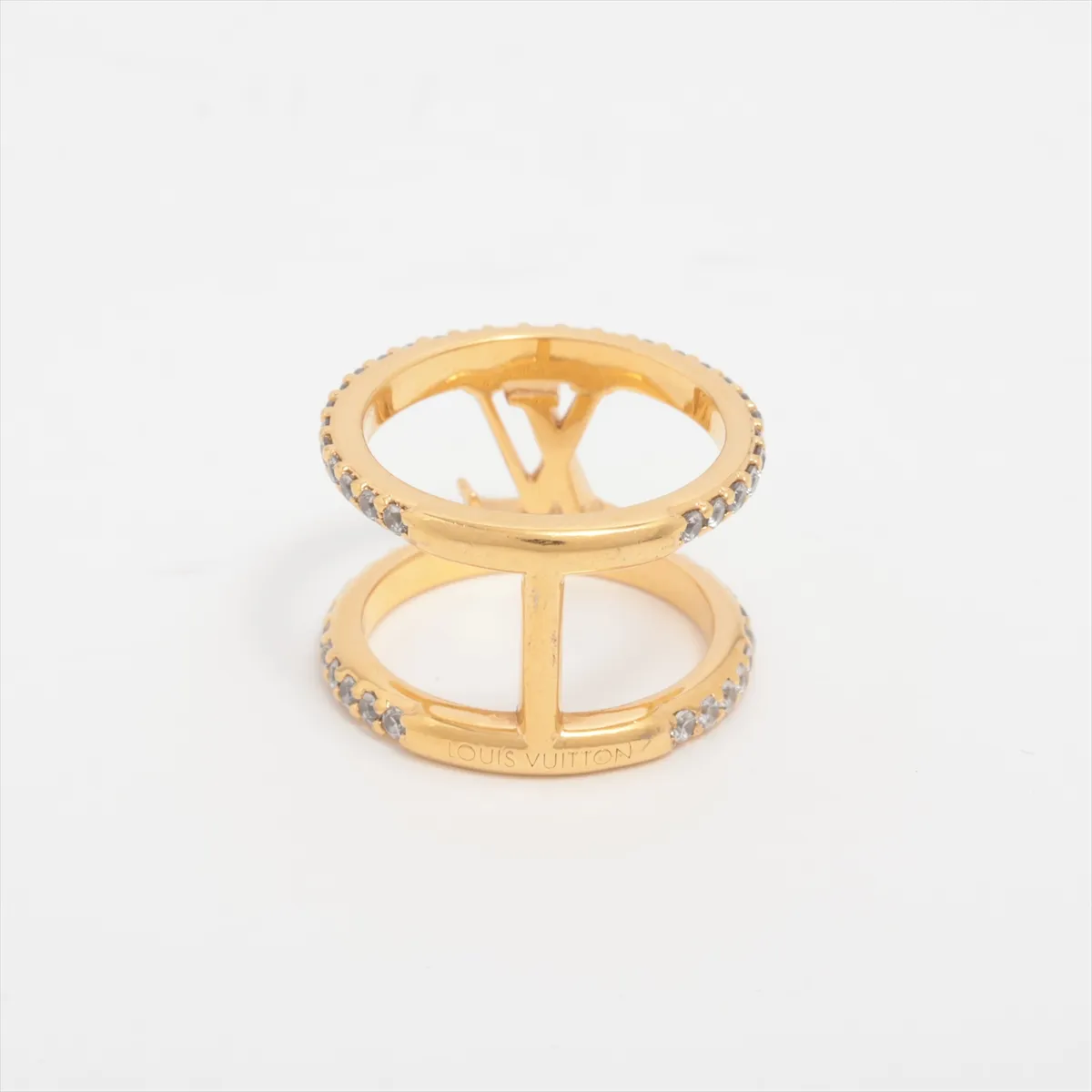 M1463X Ring LV Iconic Strass TE5203 Ring XS GP x Rhinestone Gold — view 2