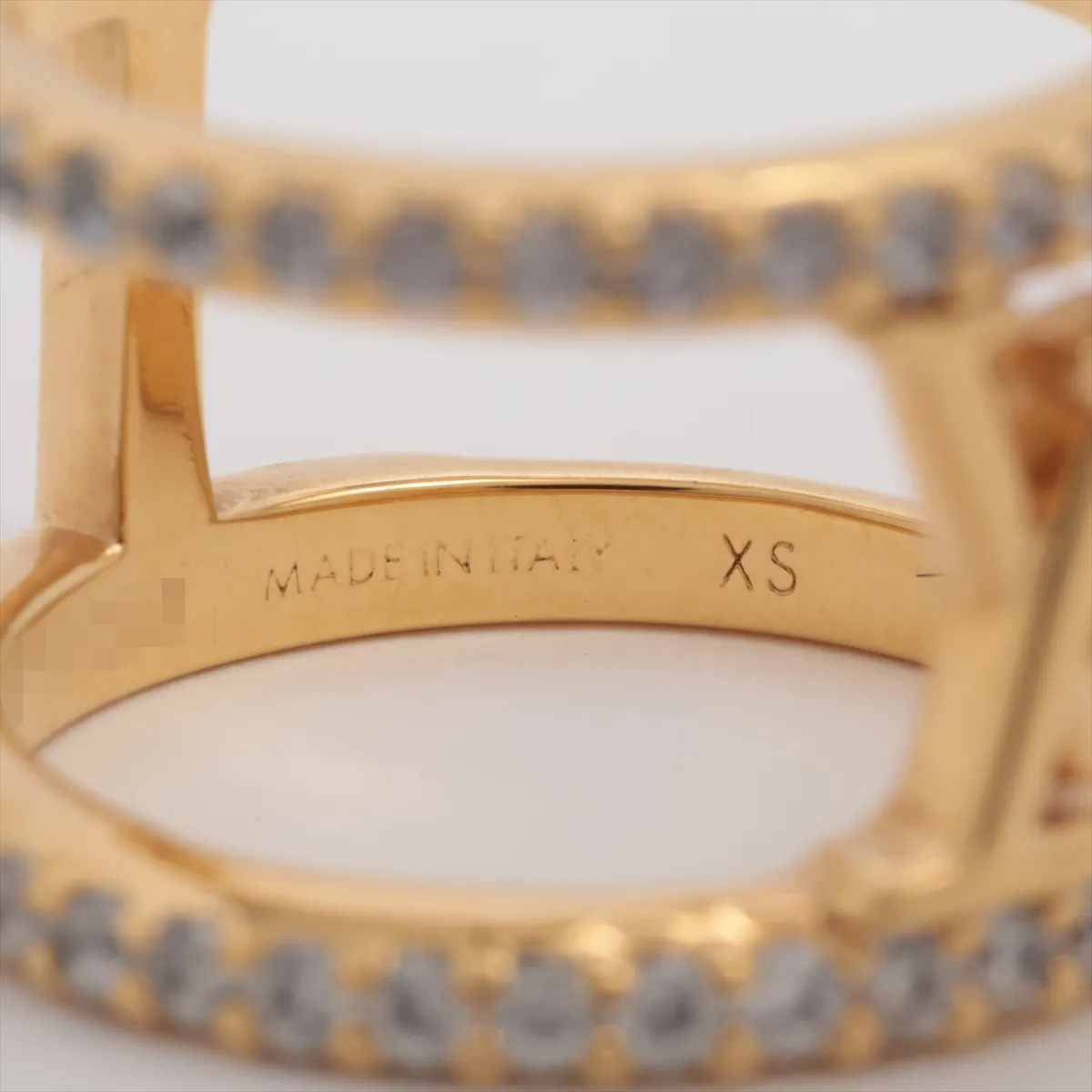 M1463X Ring LV Iconic Strass TE5203 Ring XS GP x Rhinestone Gold — view 4