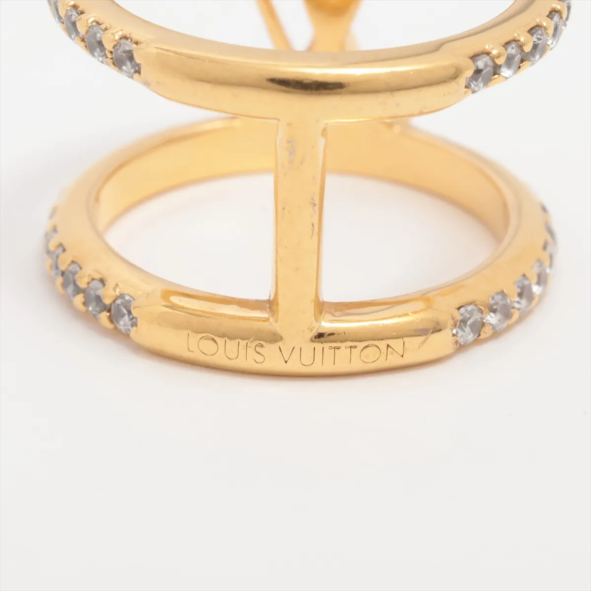 M1463X Ring LV Iconic Strass TE5203 Ring XS GP x Rhinestone Gold — view 5