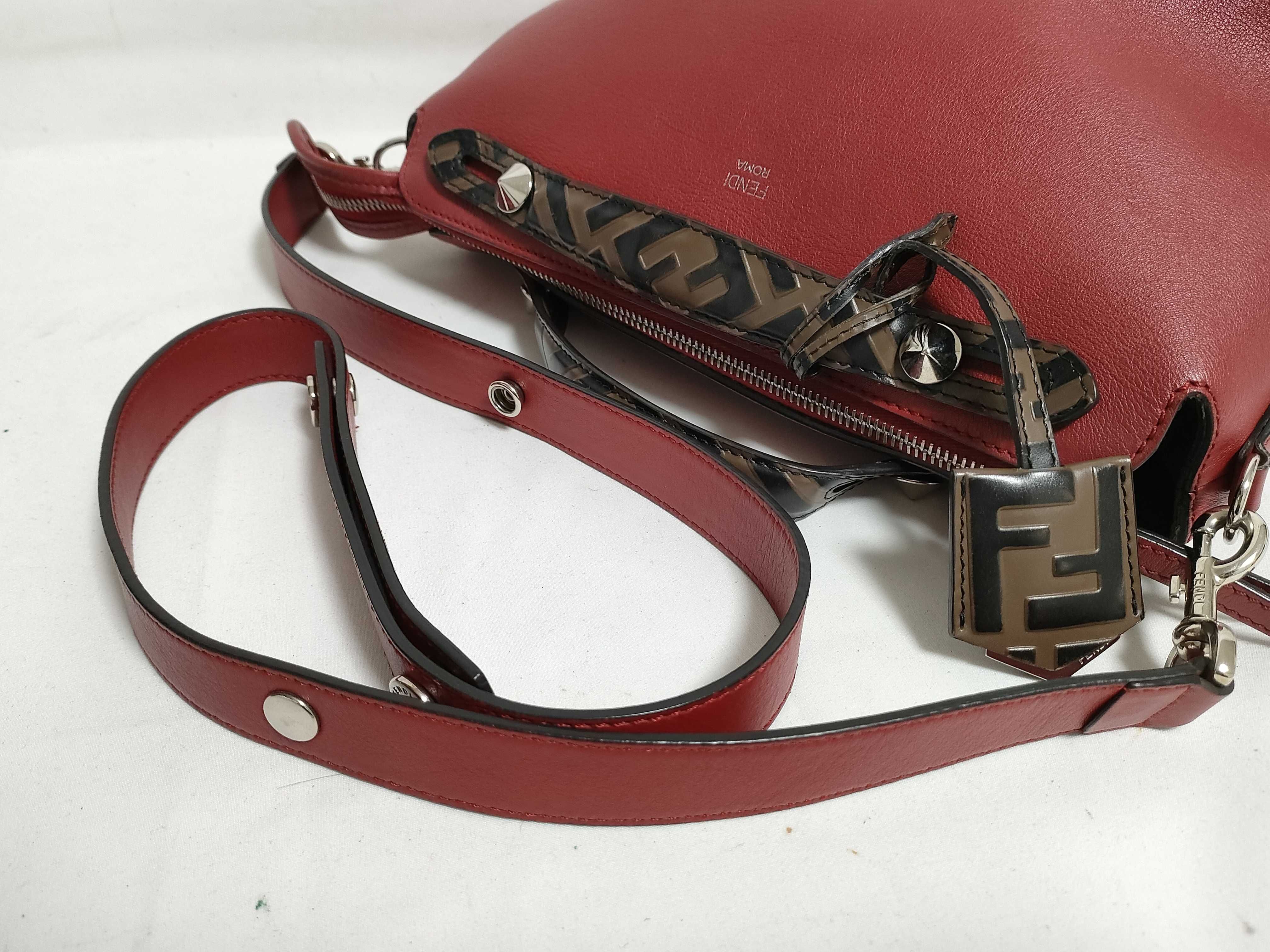 By The Way Medium Leather 2-Way Handbag, Red, 8BL124 (Handbag) — view 3