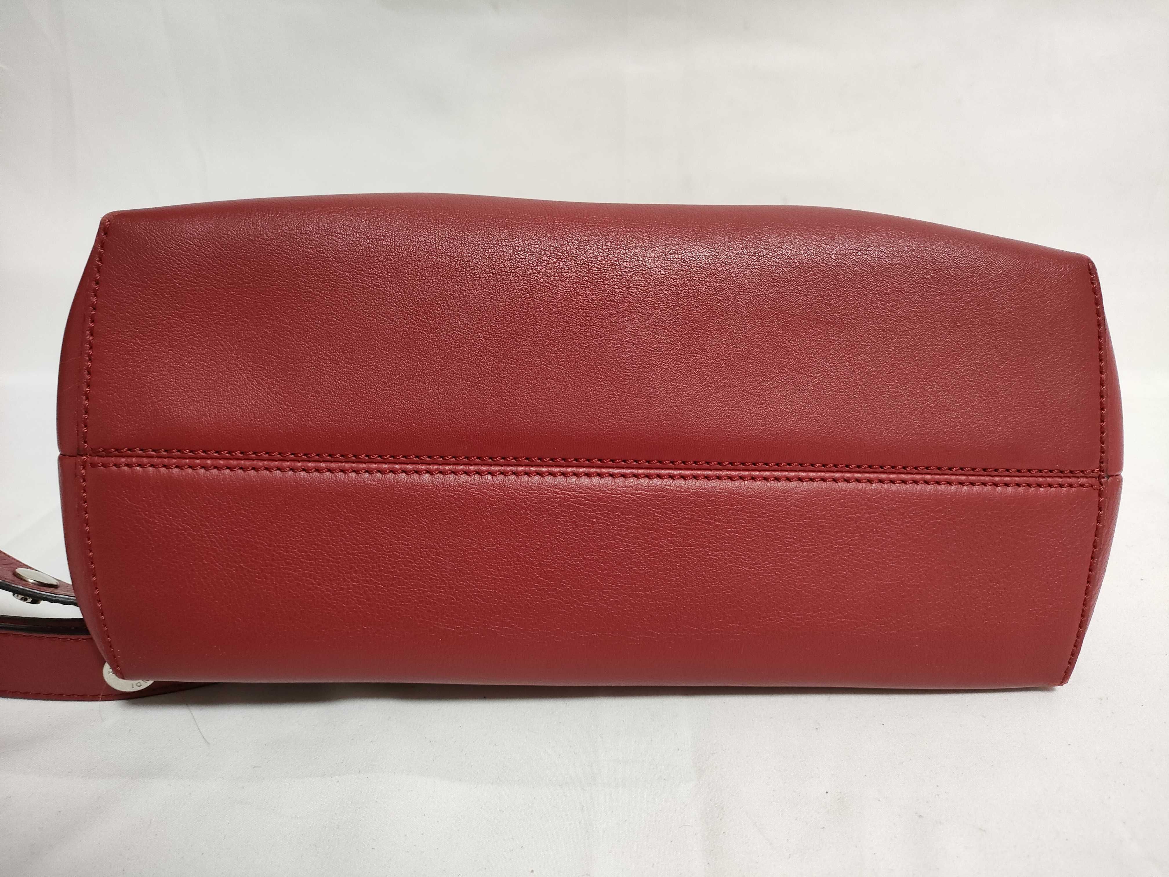 By The Way Medium Leather 2-Way Handbag, Red, 8BL124 (Handbag) — view 7