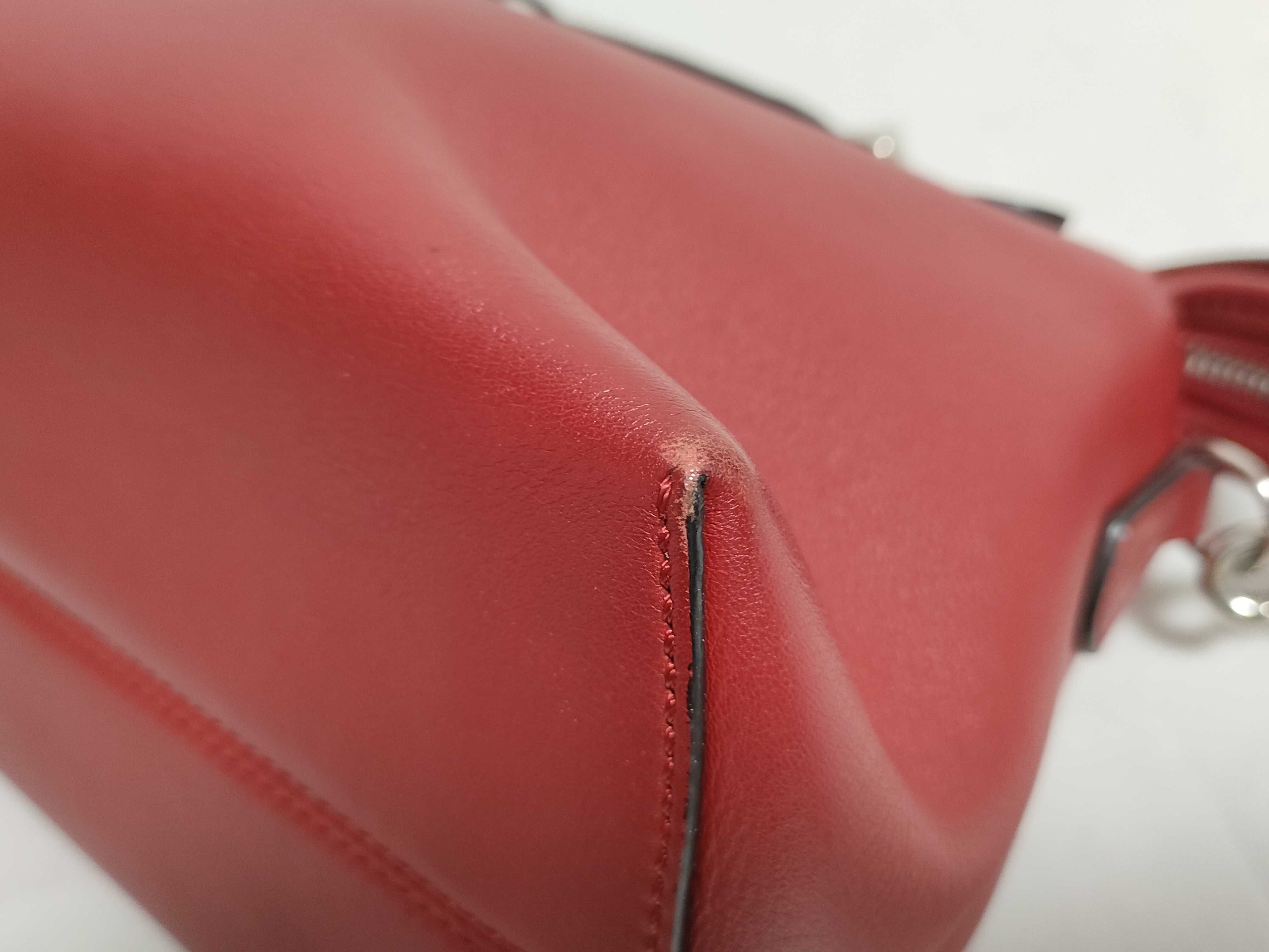 By The Way Medium Leather 2-Way Handbag, Red, 8BL124 (Handbag) — view 8
