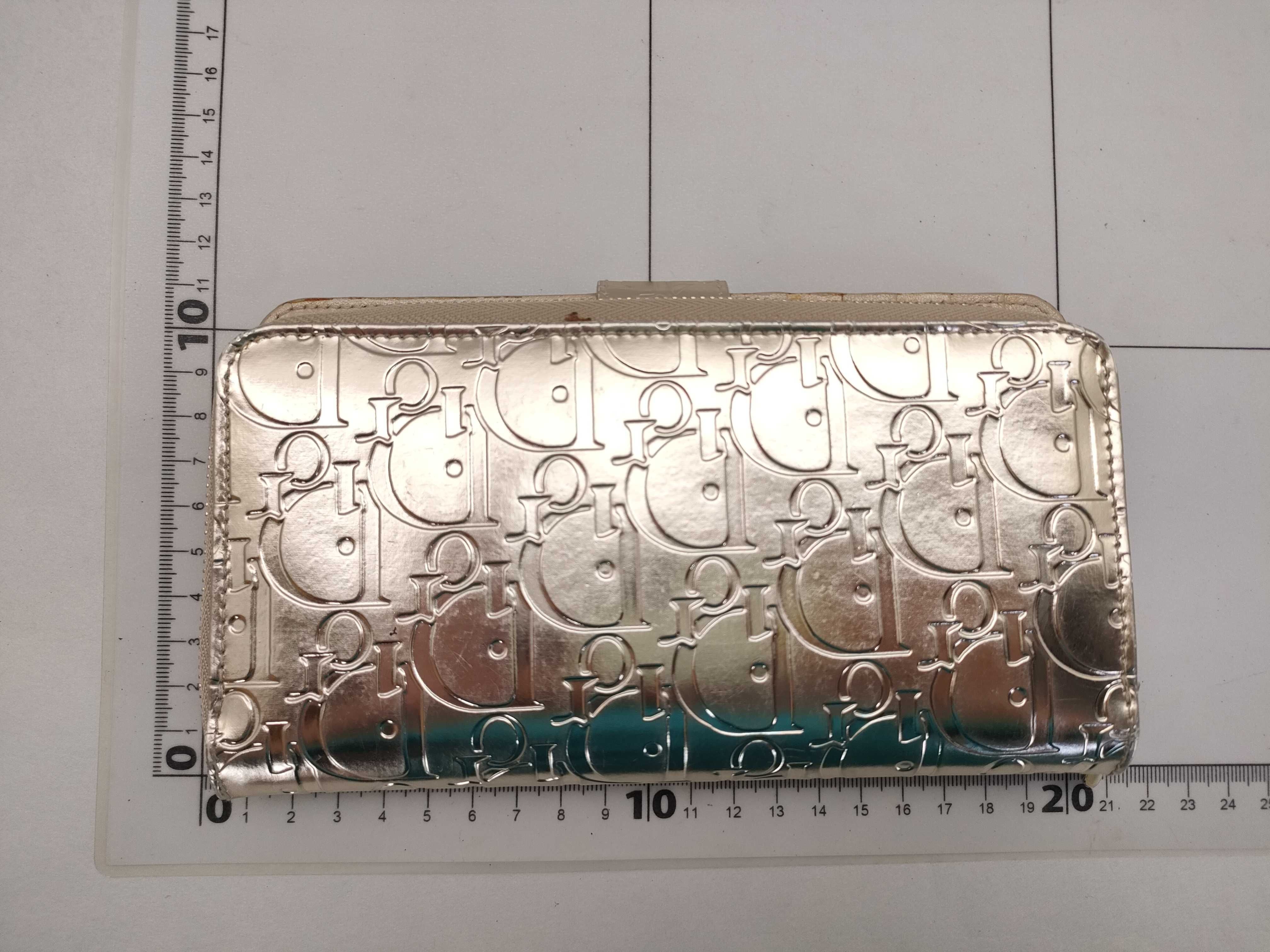 Trotter Dior Long Wallet Gold Trotter Wallet — view 2