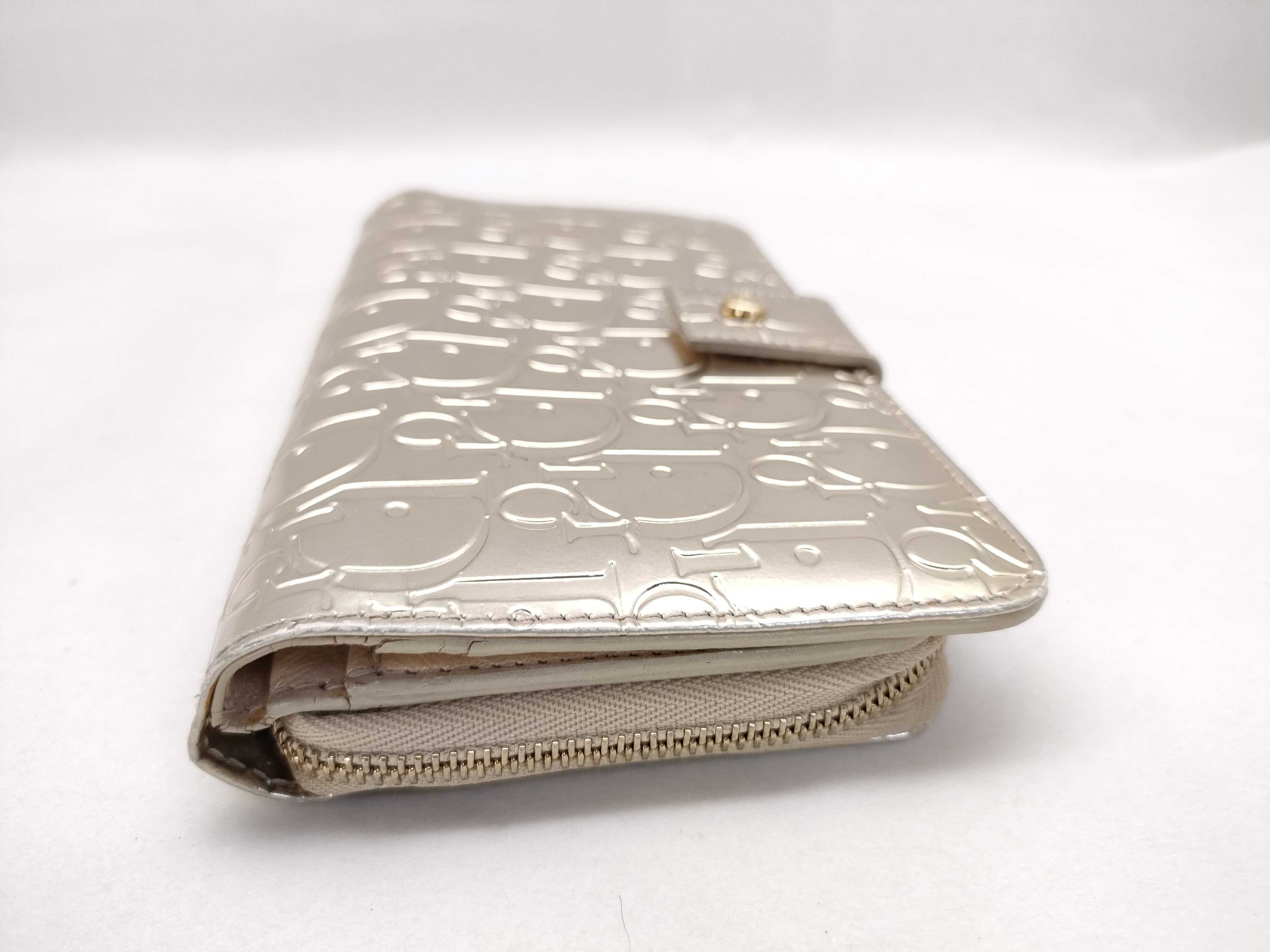 Trotter Dior Long Wallet Gold Trotter Wallet — view 4