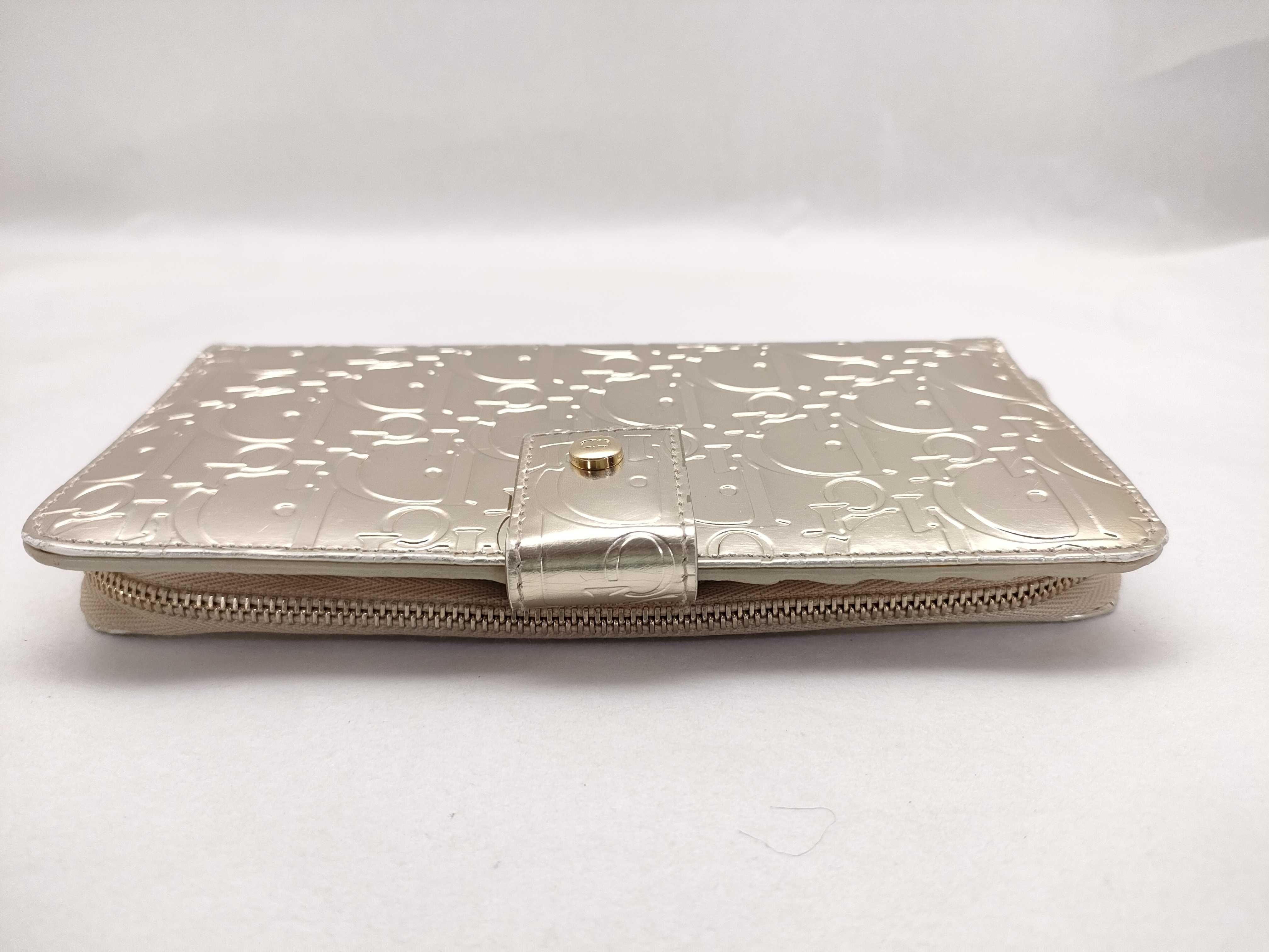 Trotter Dior Long Wallet Gold Trotter Wallet — view 6
