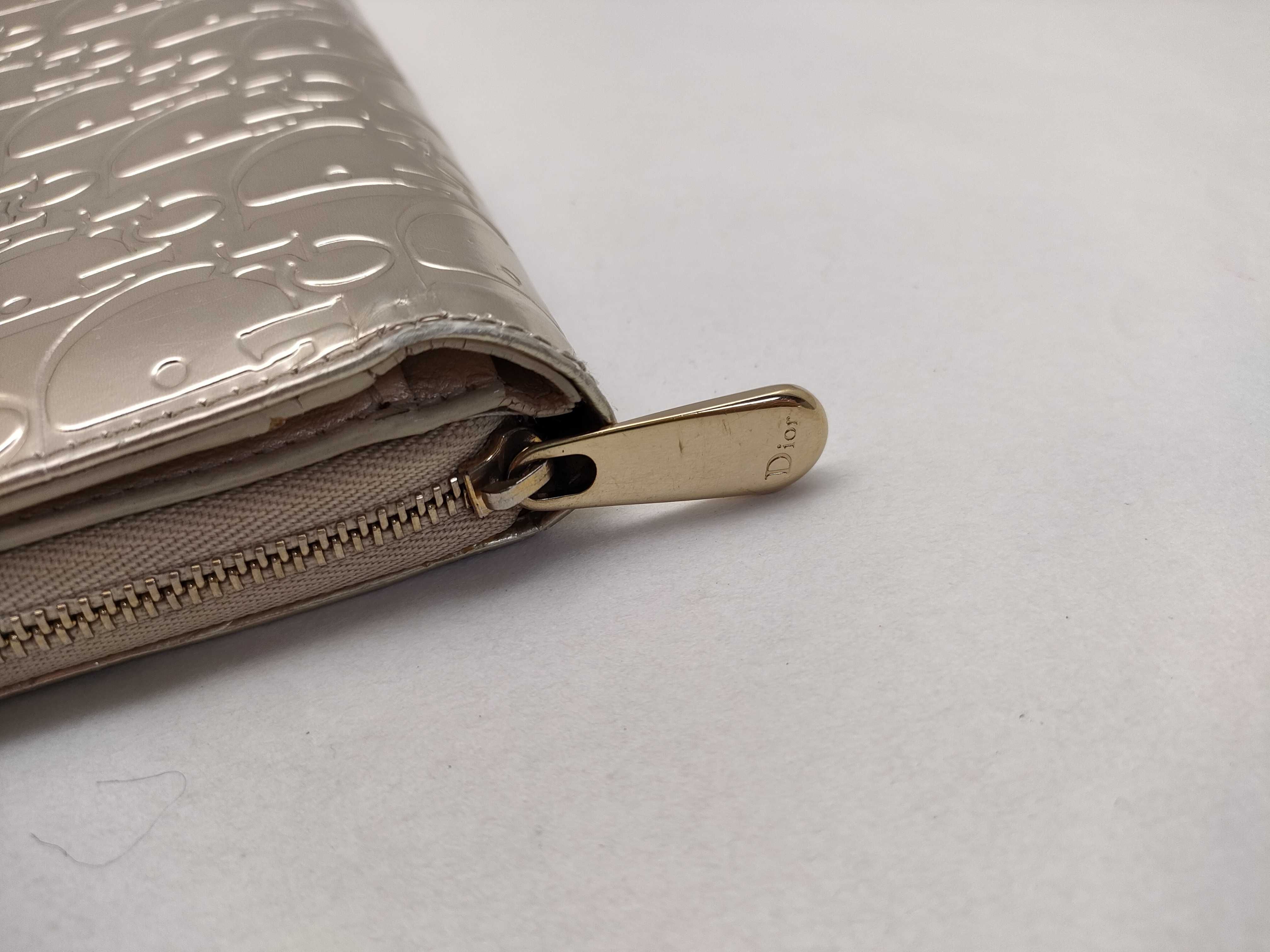 Trotter Dior Long Wallet Gold Trotter Wallet — view 7