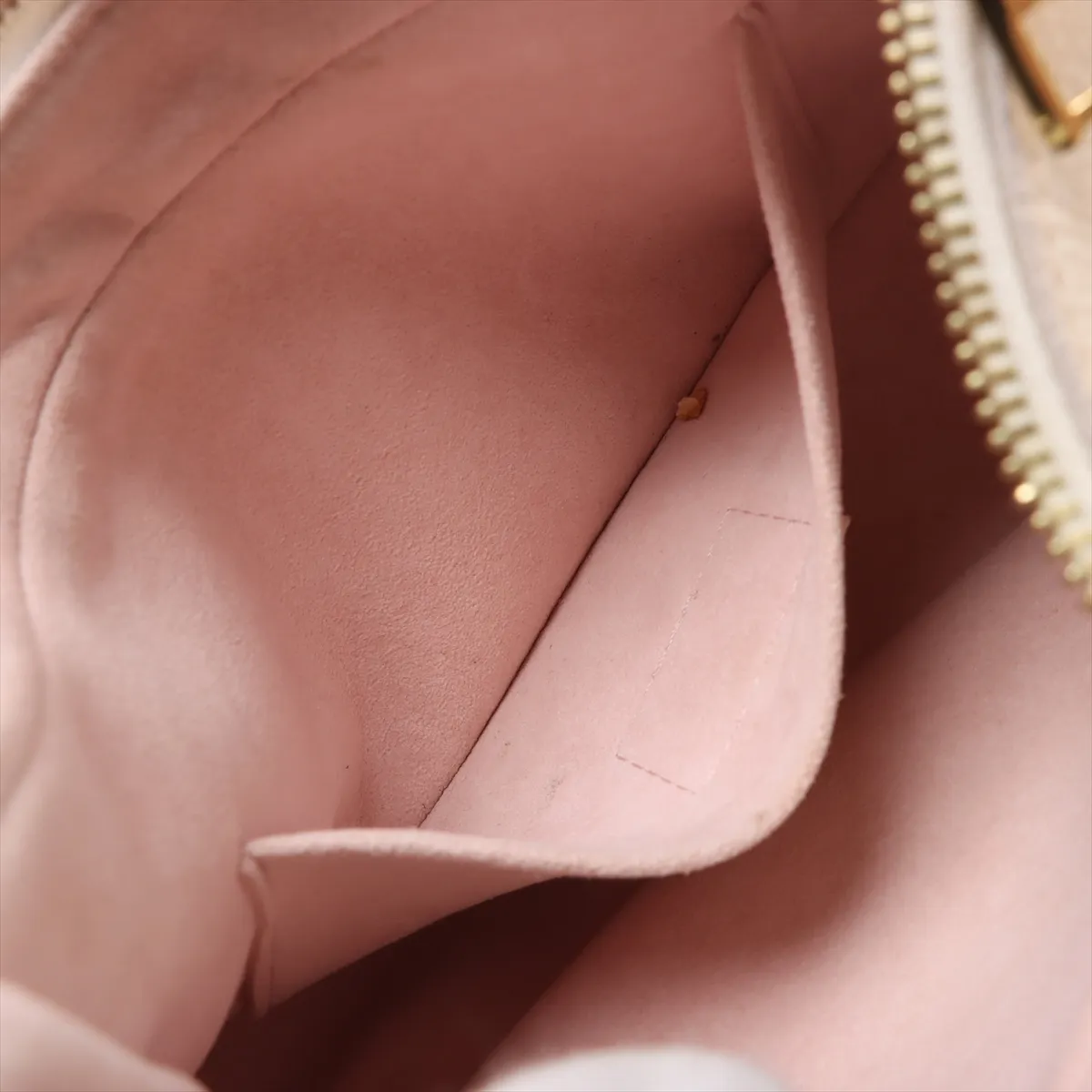 Taurillon Monogram Bagatelle NM M46113 Beige x Pink x Yellow No charm RFID reaction — view 8