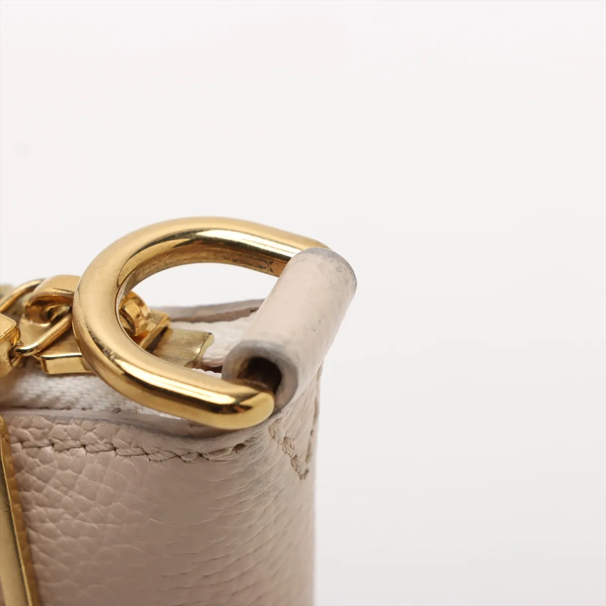 Taurillon Monogram Bagatelle NM M46113 Beige x Pink x Yellow No charm RFID reaction — view 10