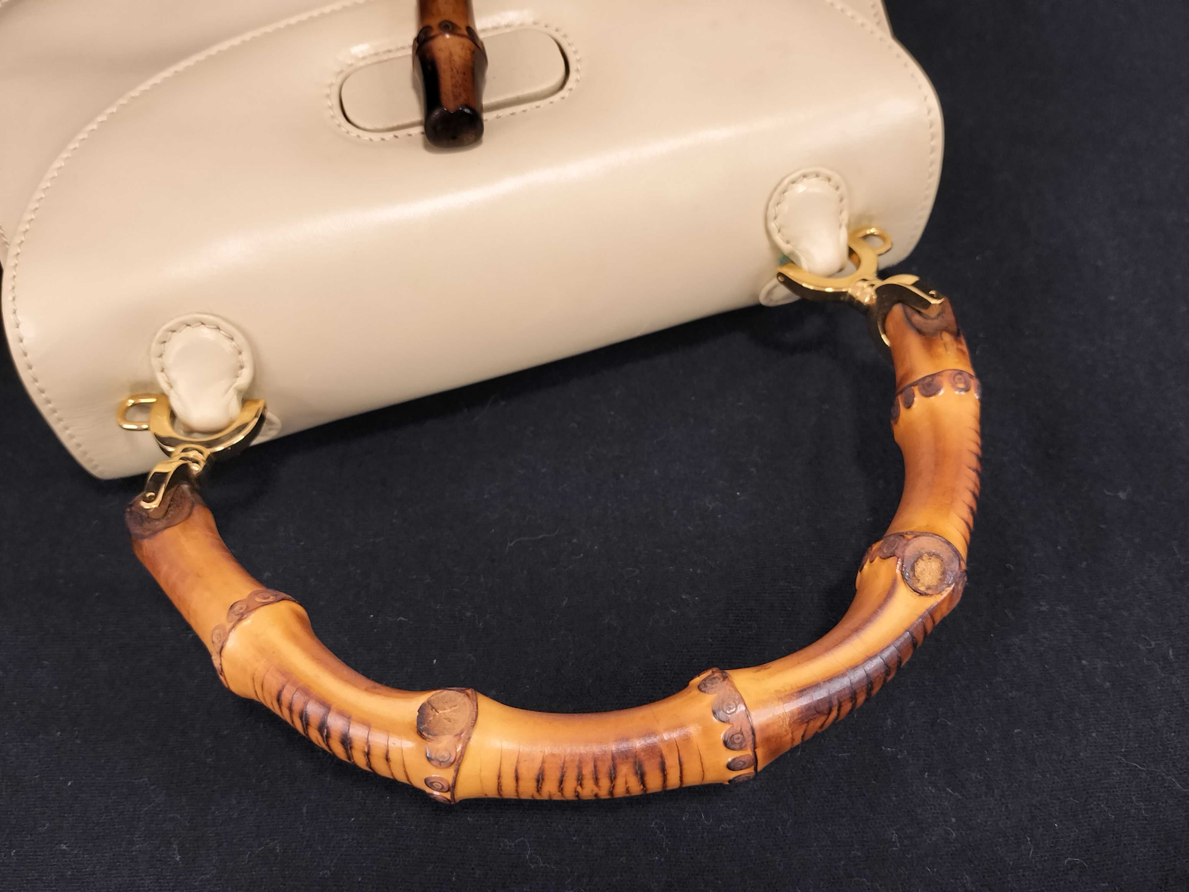 Bamboo 2-Way Handbag, Cream, 000.406.0188 (Handbag) — view 3