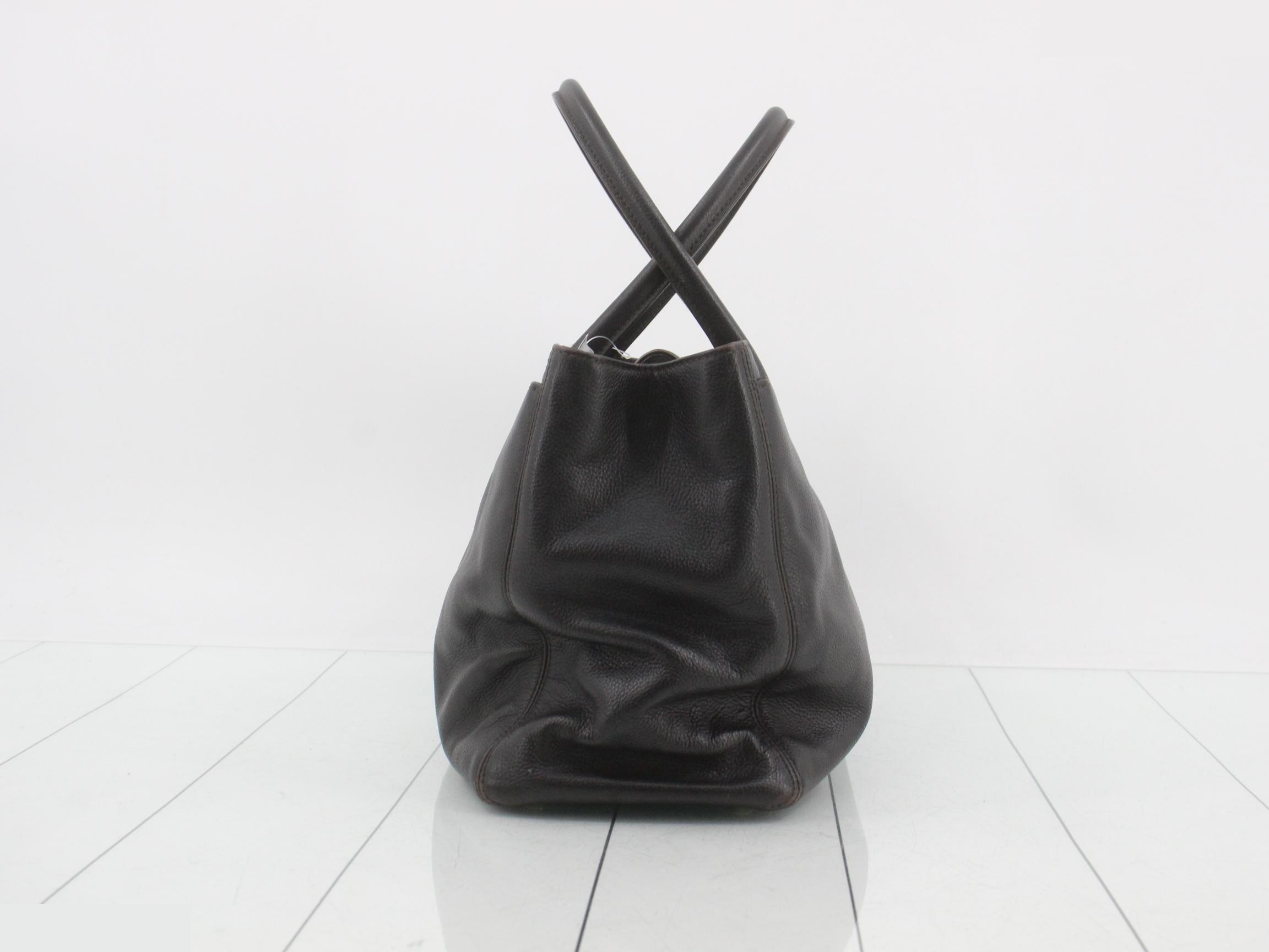 Executive Caviar Skin Tote Bag — view 4