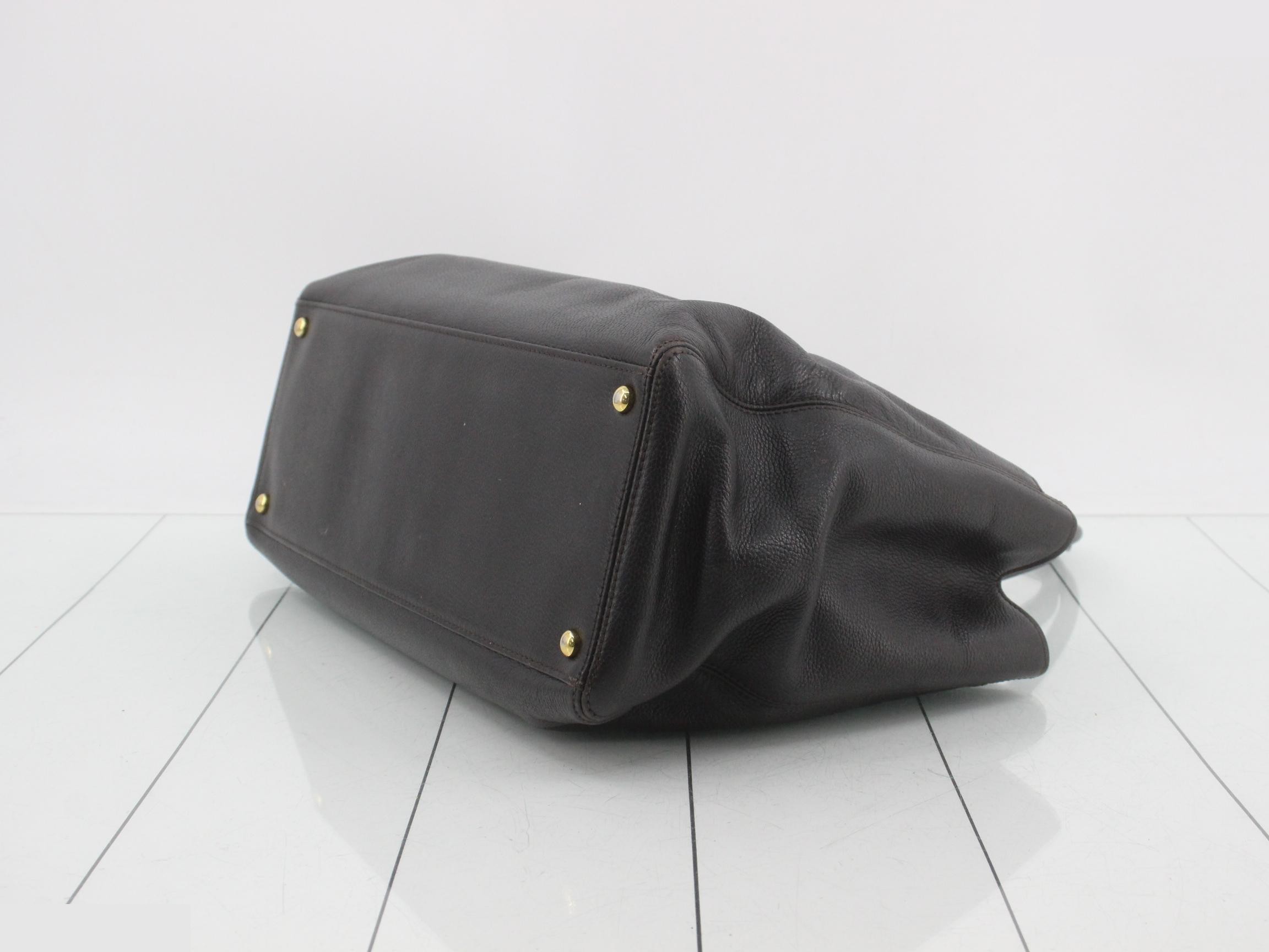 Executive Caviar Skin Tote Bag — view 6