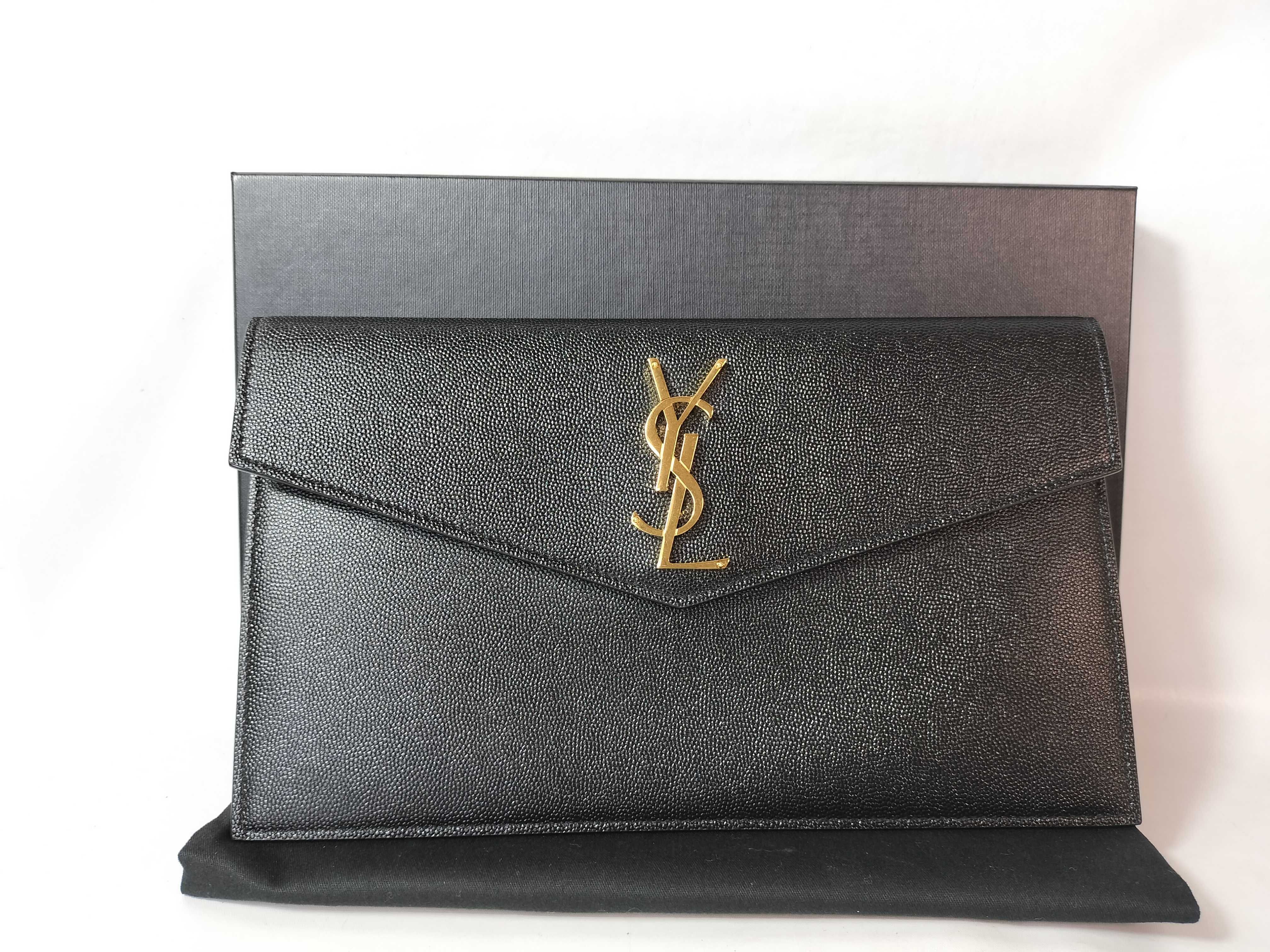 Clutch Bag, Black, 565739